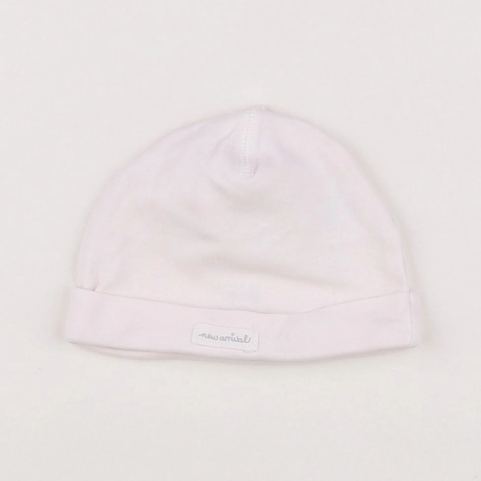 H&M - bonnet de naissance rose - 3/6 mois