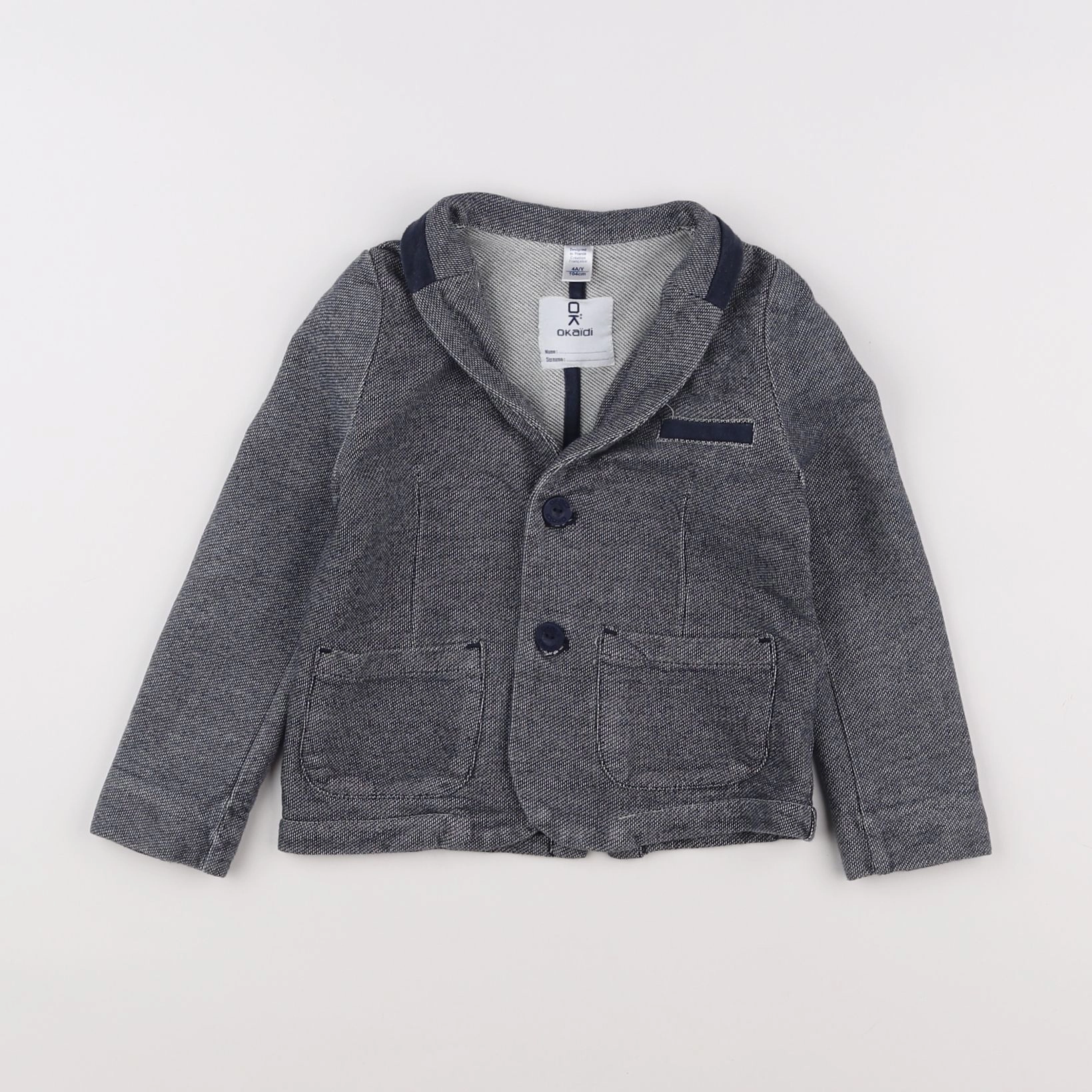 Okaidi - veste bleu - 4 ans