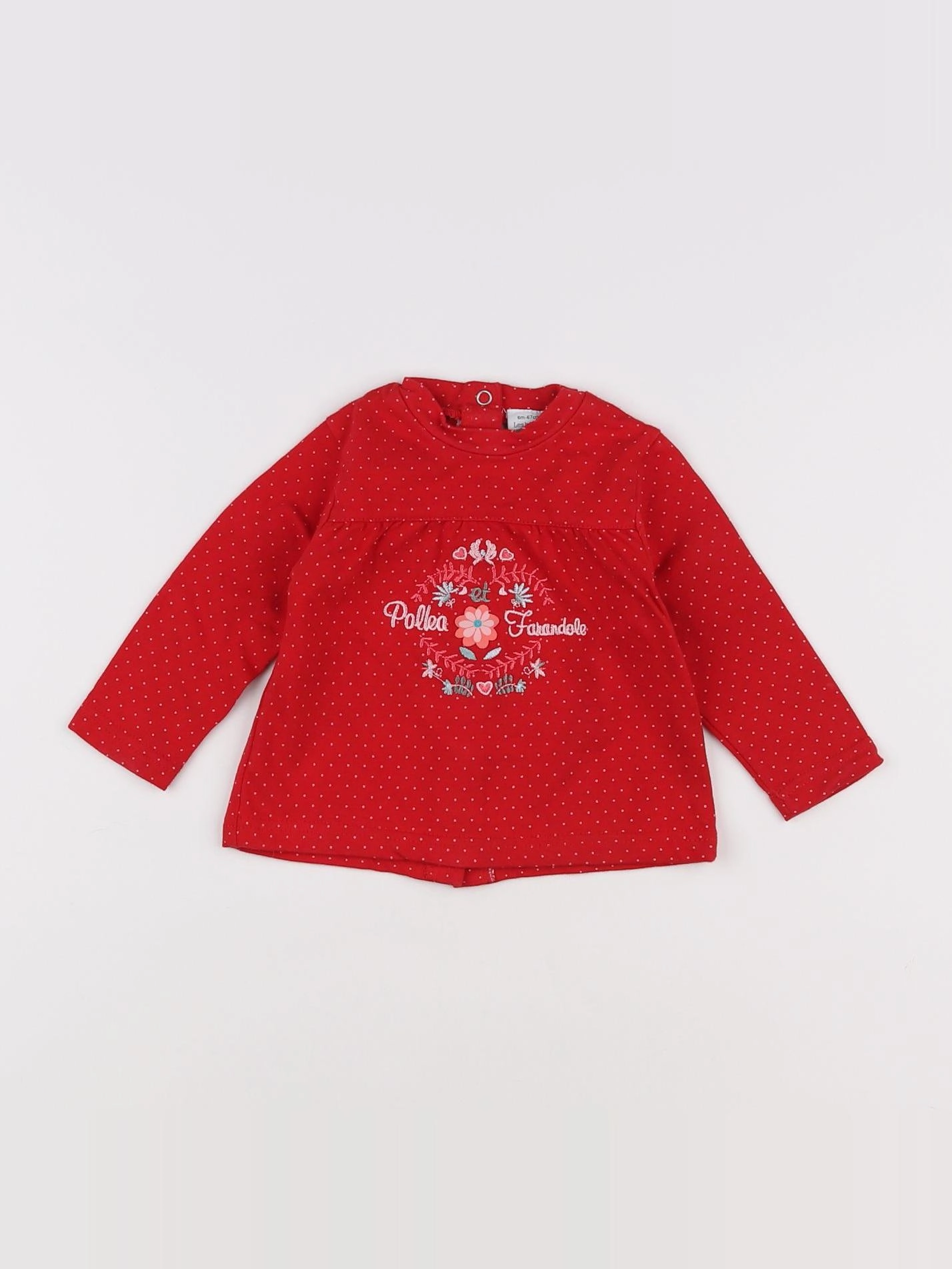 Absorba - tee-shirt rouge - 6 mois