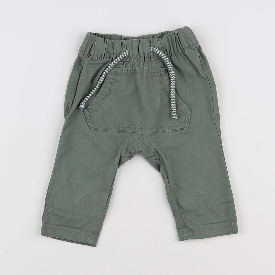 Tape à l'oeil - pantalon vert - 3 mois