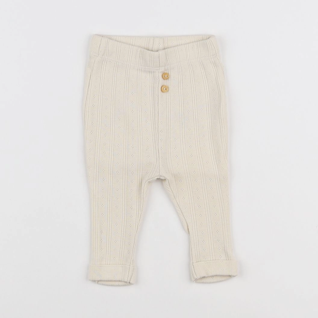 Vertbaudet - legging beige - 3 mois