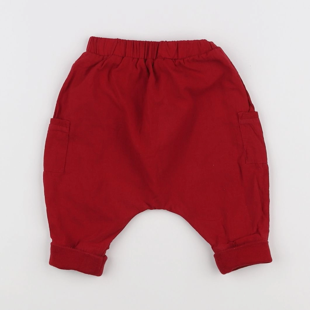 Boutchou - sarouel rouge - 3 mois