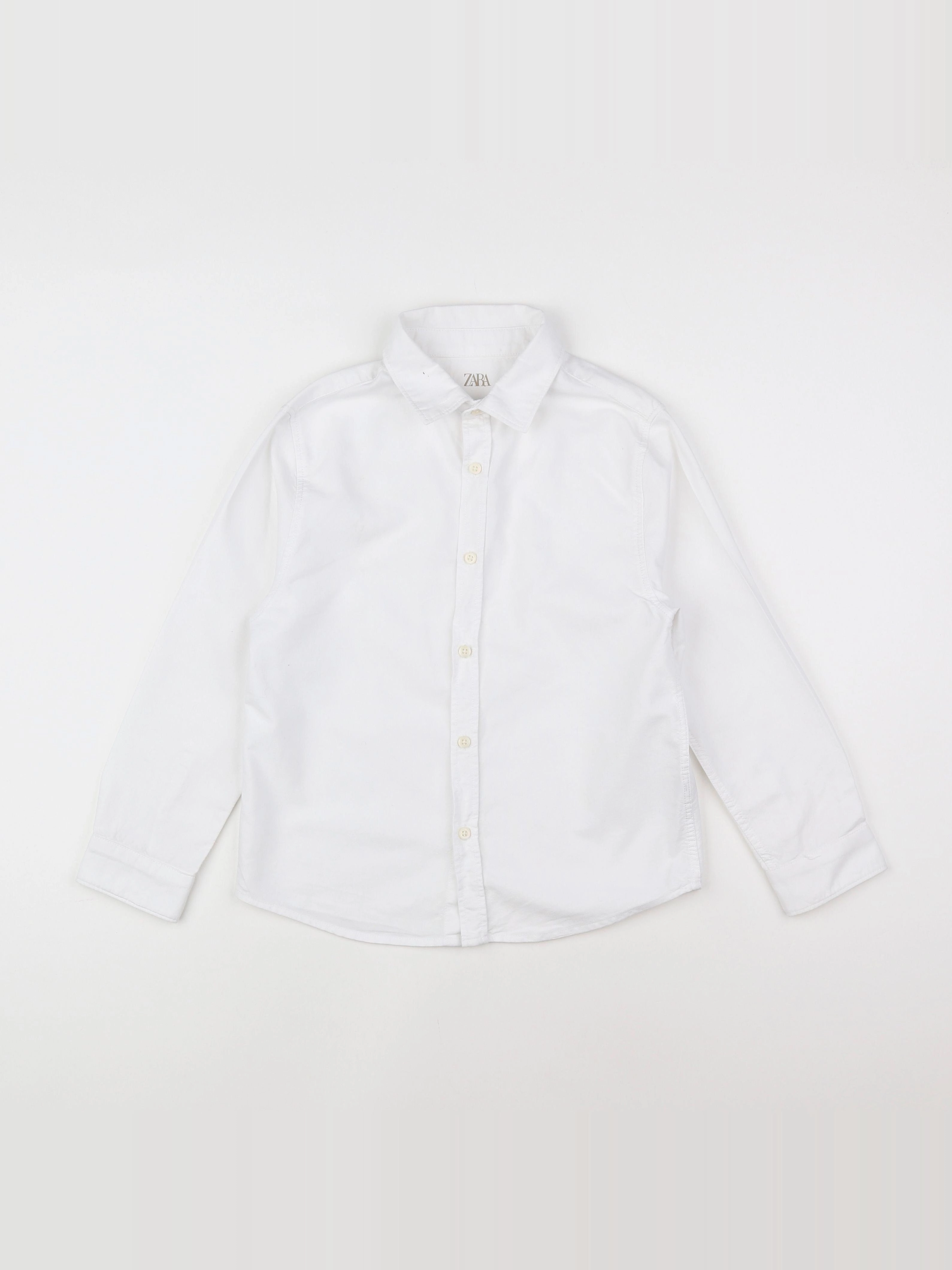 Zara - chemise blanc - 7 ans