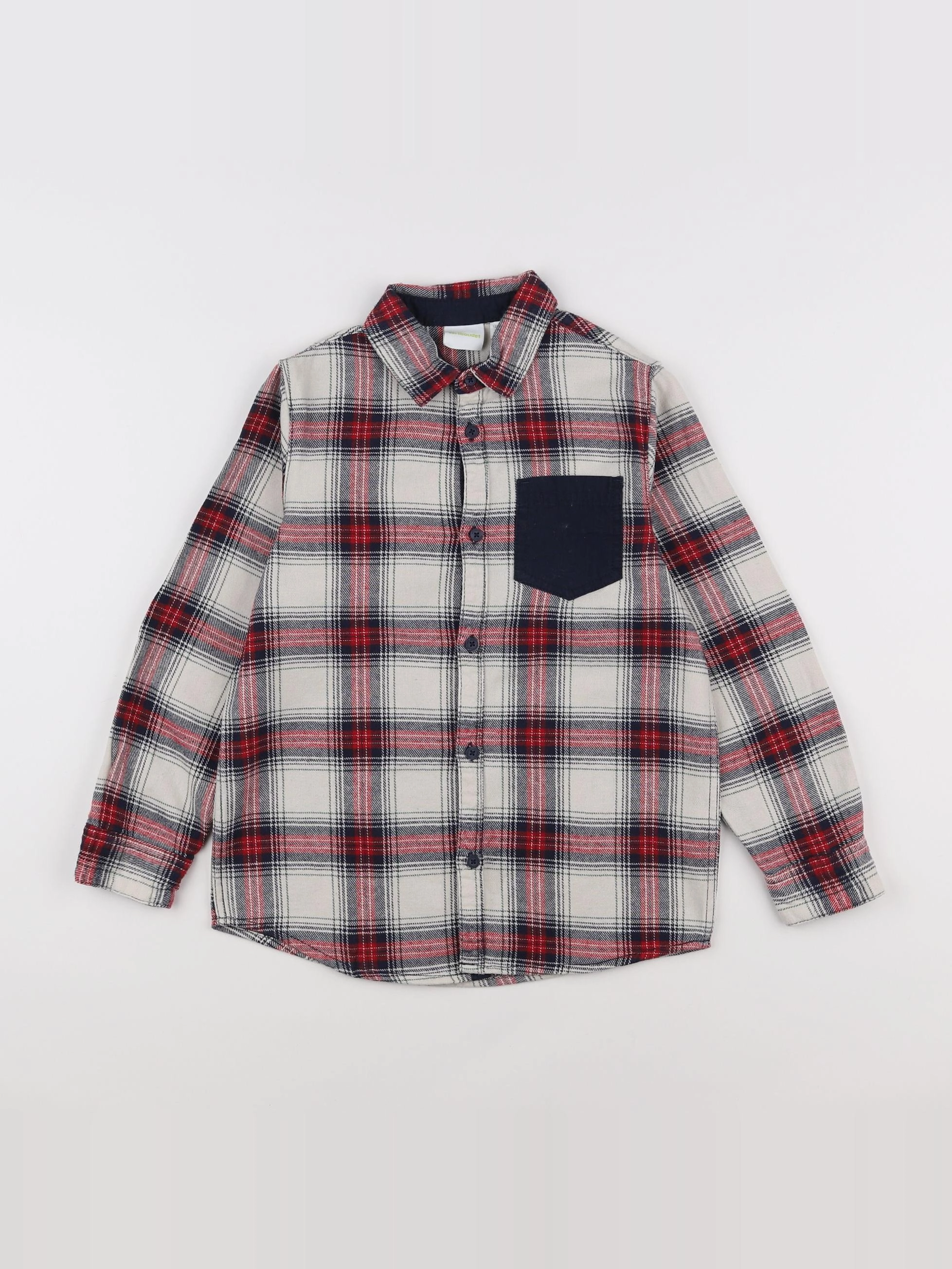 Vertbaudet - chemise multicolore - 10 ans