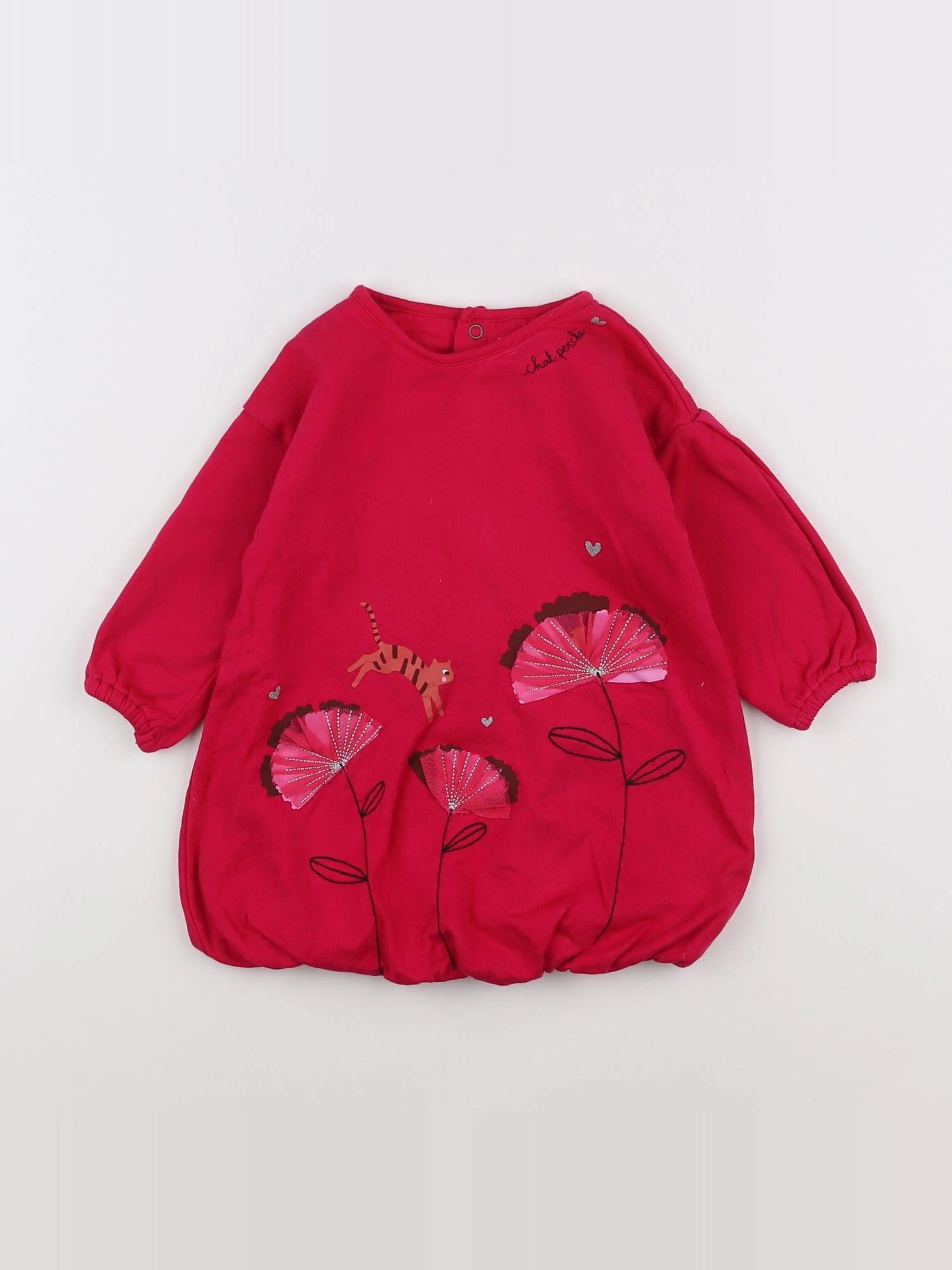 Catimini - robe rose - 12 mois