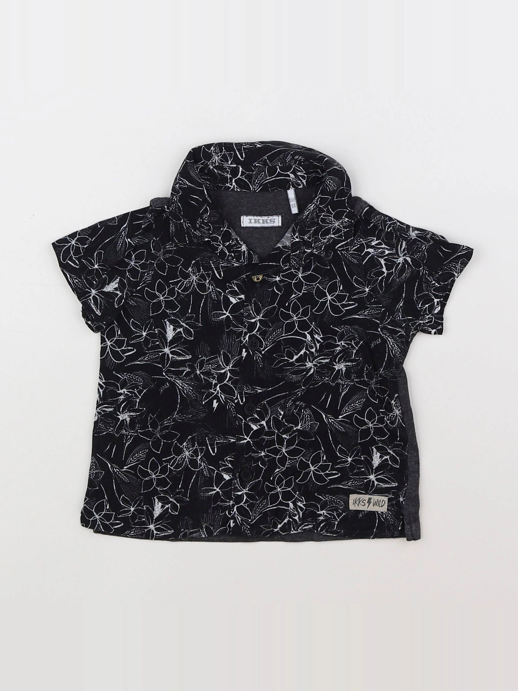 IKKS - chemise noir - 6 mois