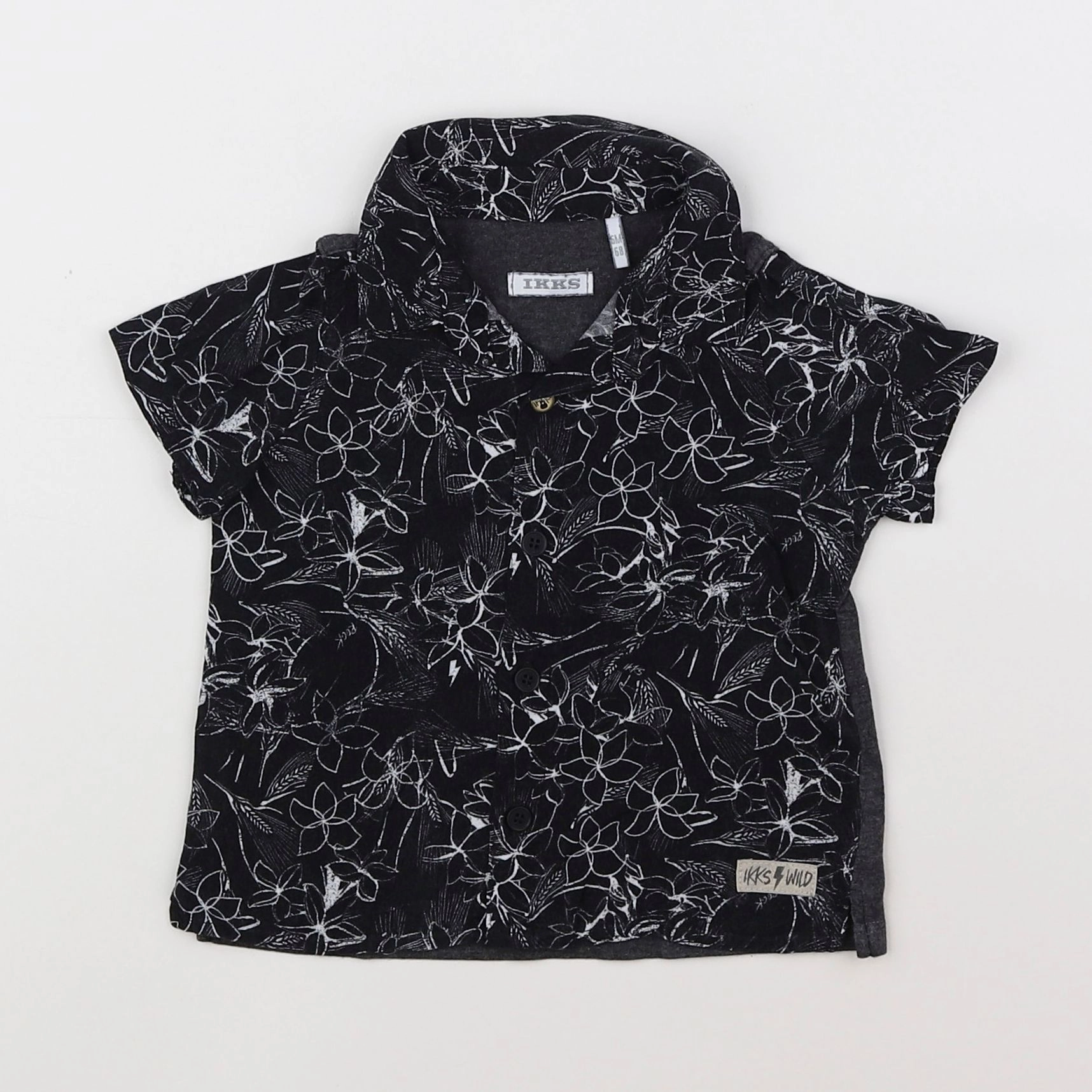 IKKS - chemise noir - 6 mois
