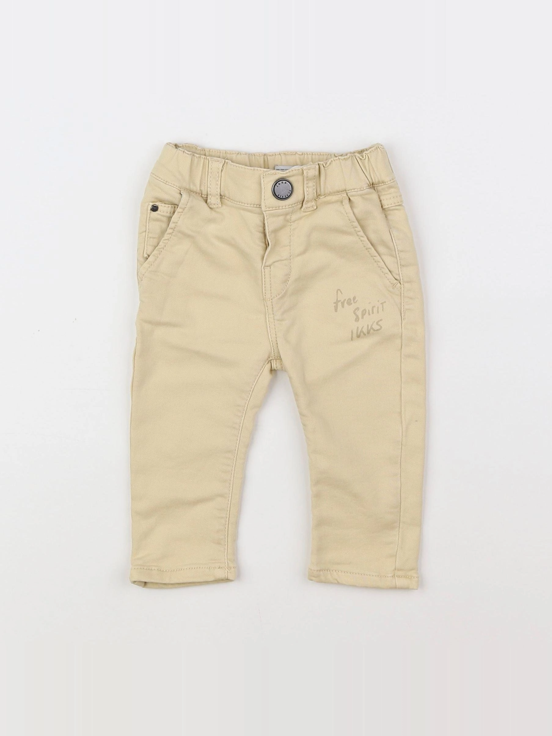 IKKS - pantalon beige - 6 mois