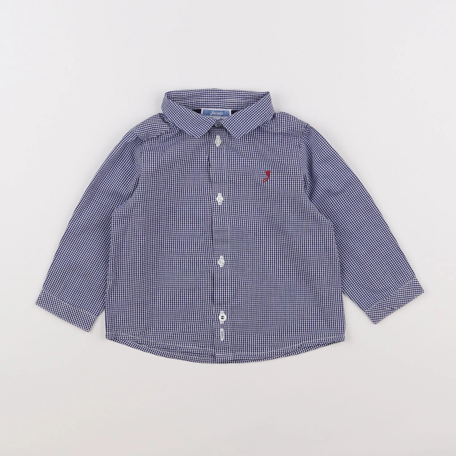 Jacadi - chemise bleu, blanc - 18 mois