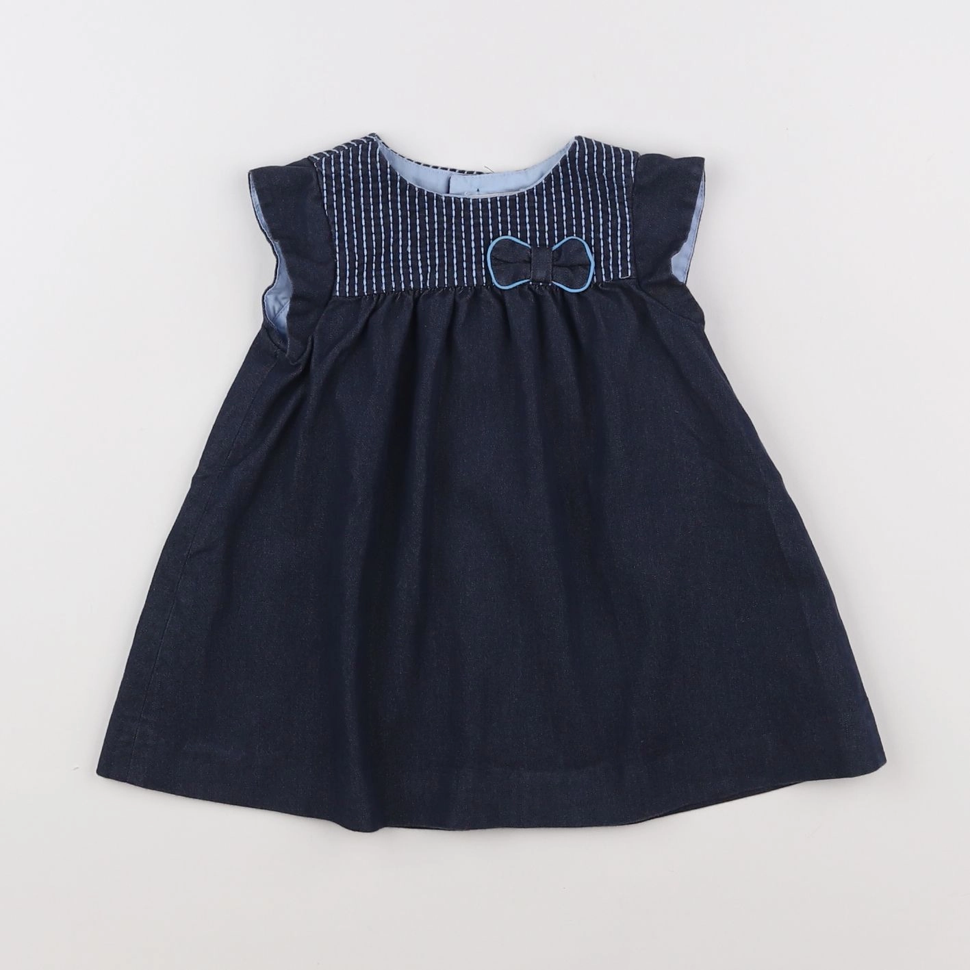 Zara - robe bleu - 9/12 mois