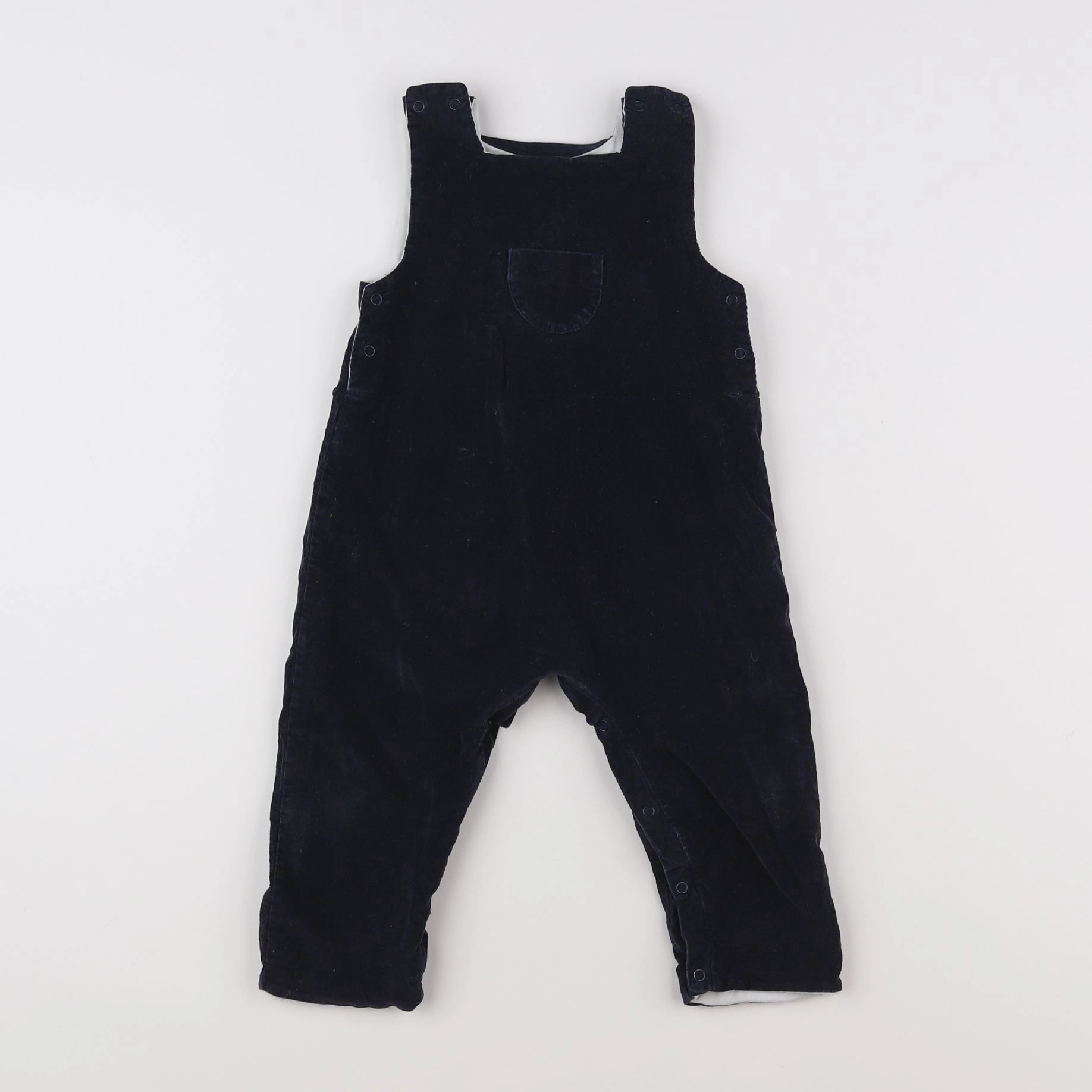 Petit Bateau - salopette bleu - 12 mois