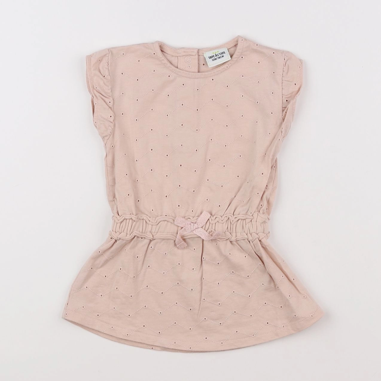 Tape à l'oeil - robe rose - 12 mois