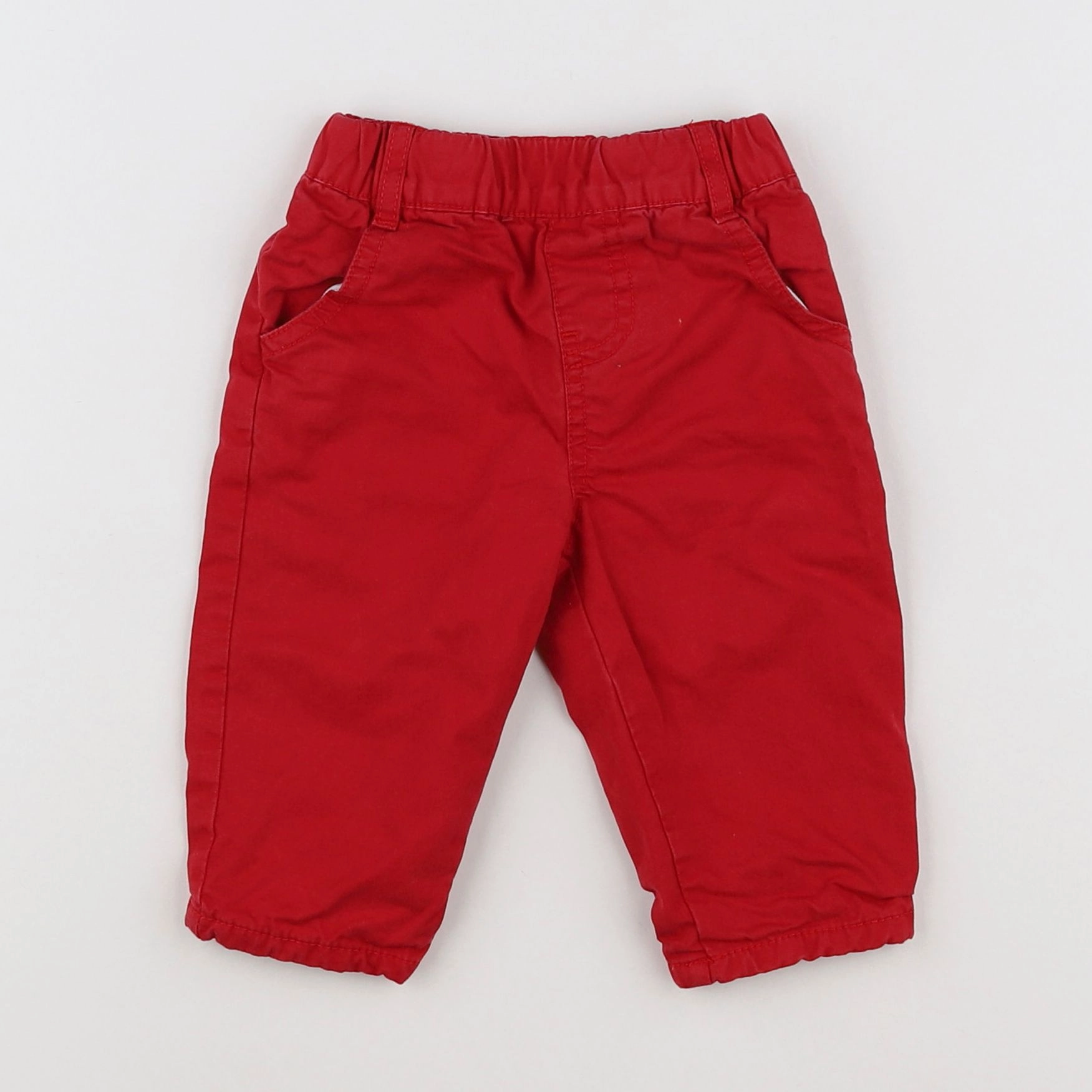 Boutchou - pantalon rouge - 6 mois