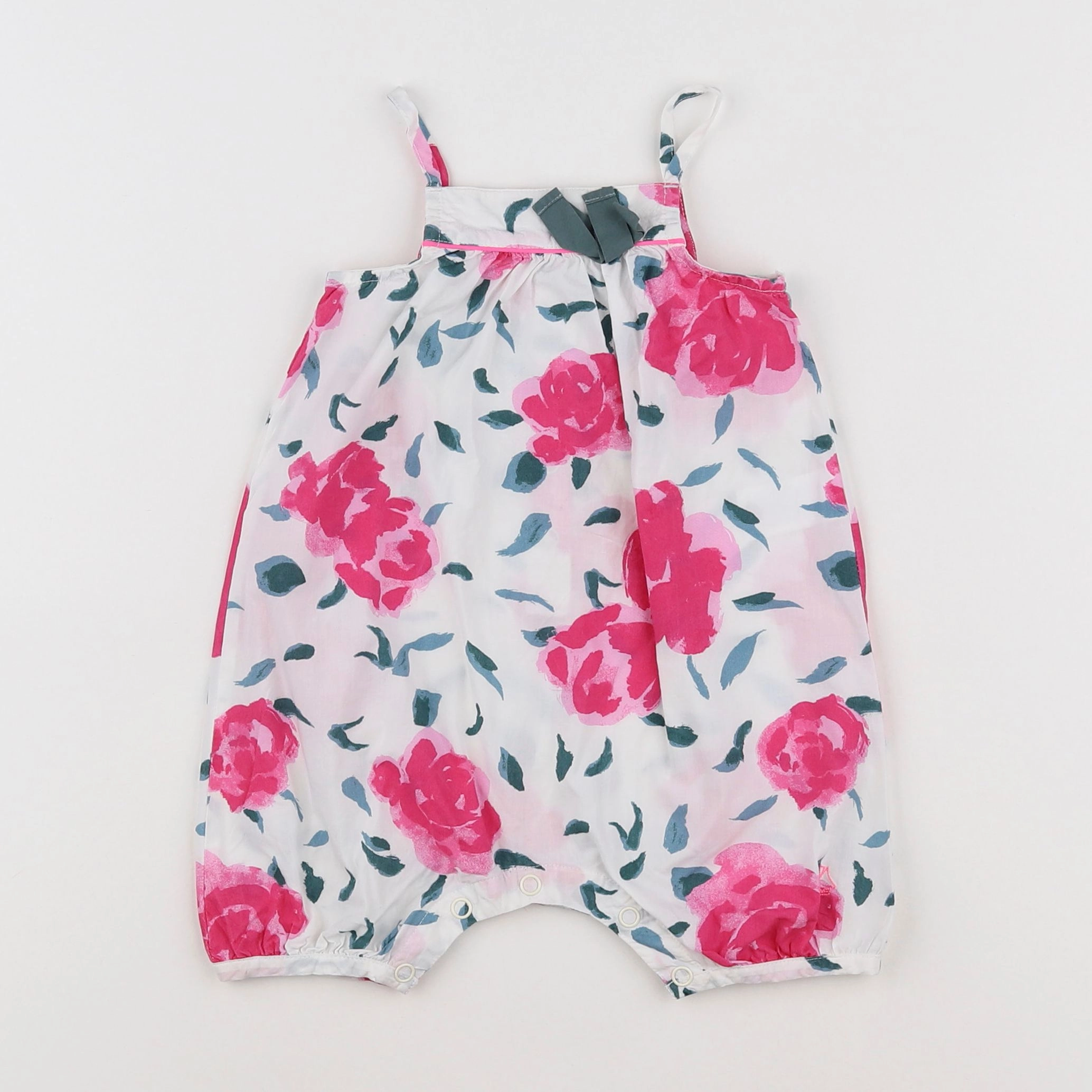 Petit Bateau - combinaison rose - 6 mois