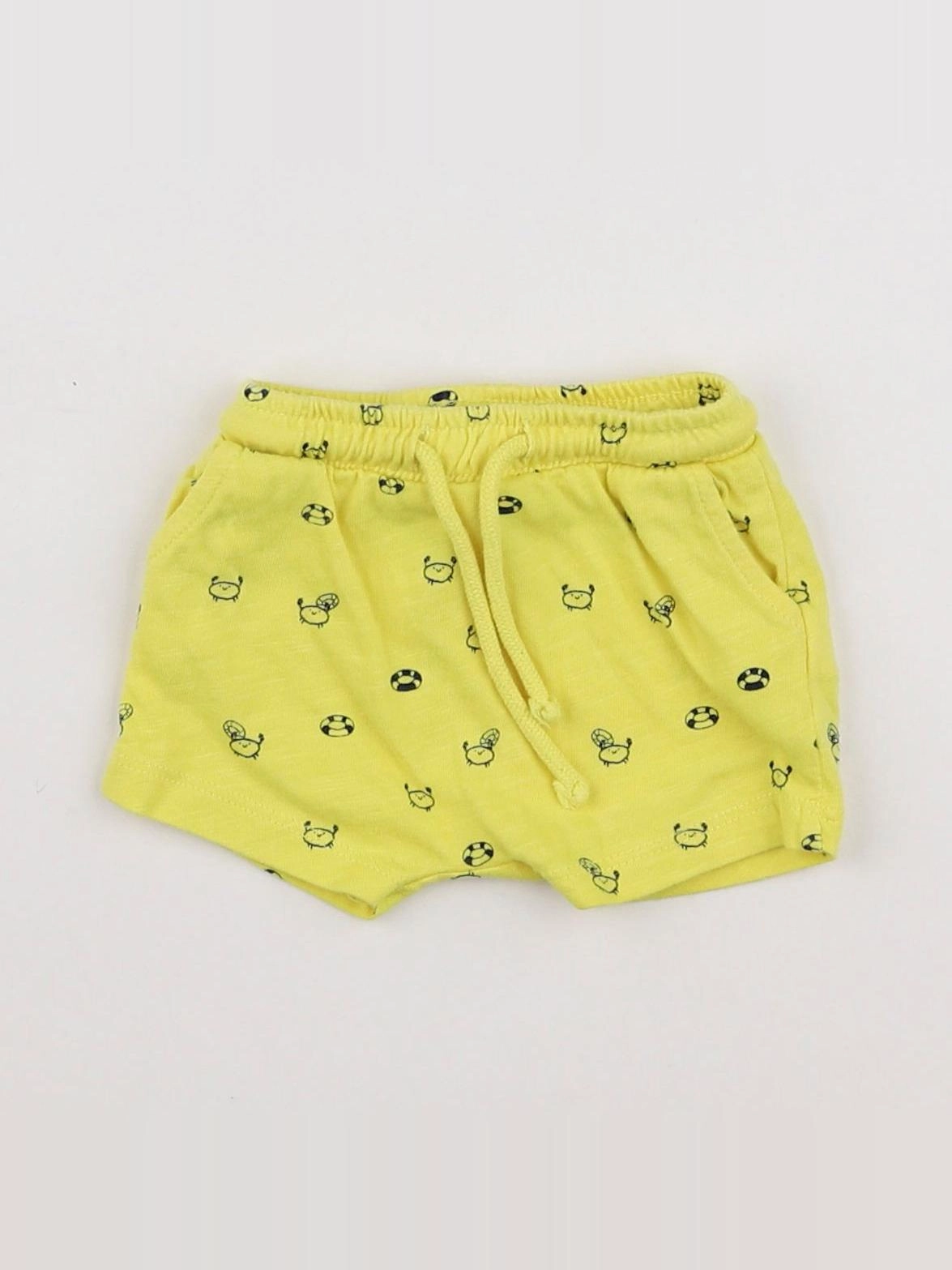Tape à l'oeil - short jaune - 3 mois