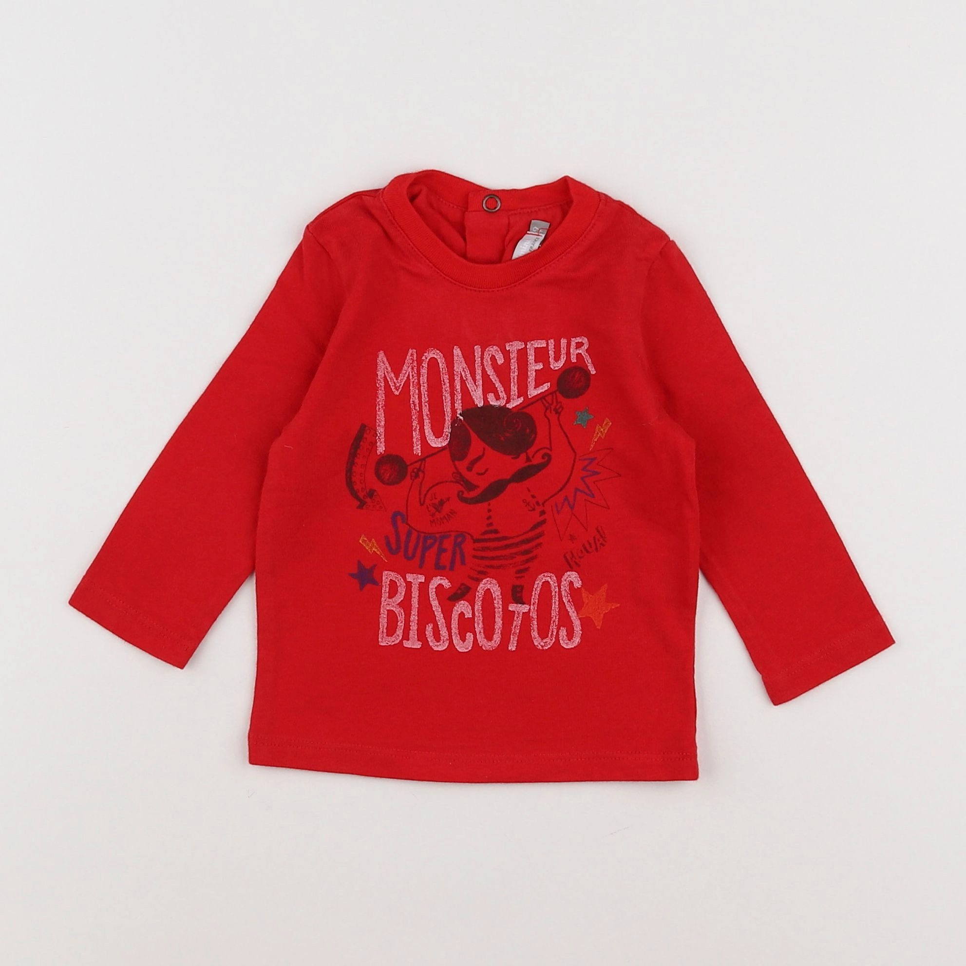 Catimini - tee-shirt rouge - 9 mois