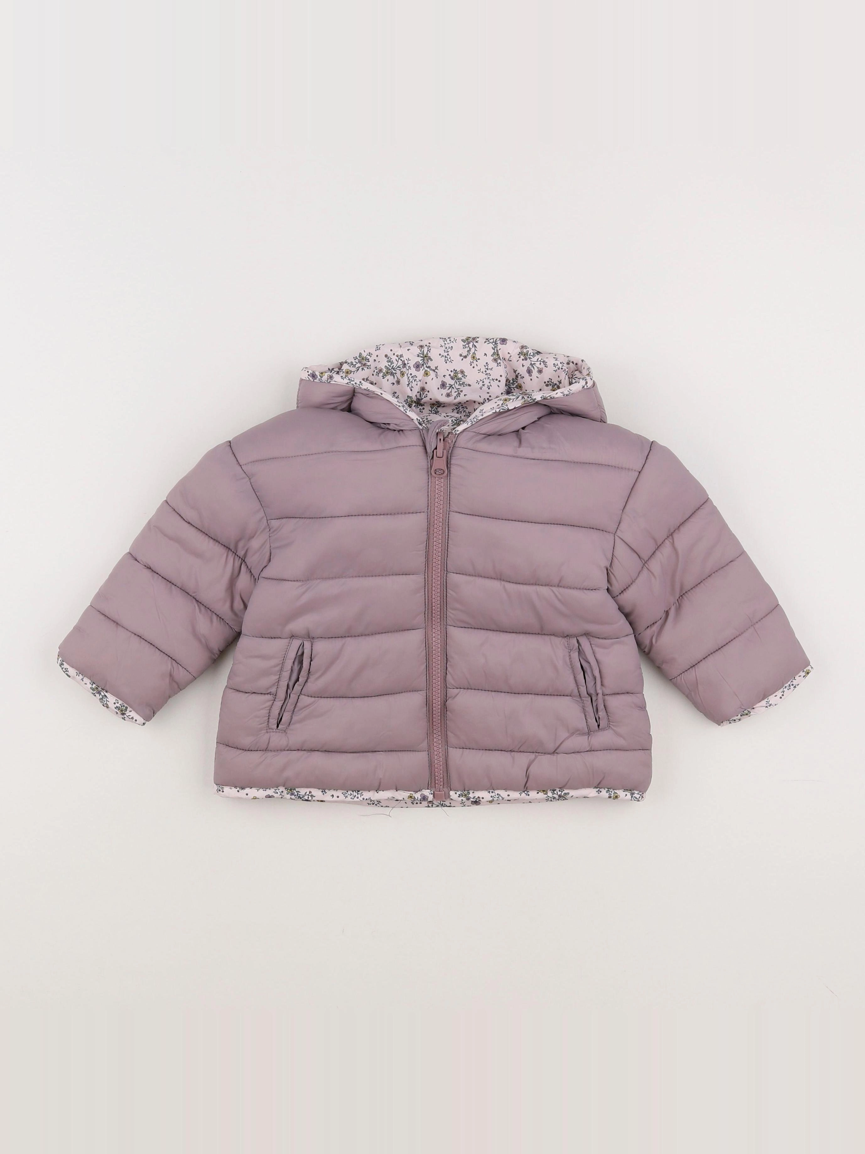 Vertbaudet - doudoune violet - 12/18 mois