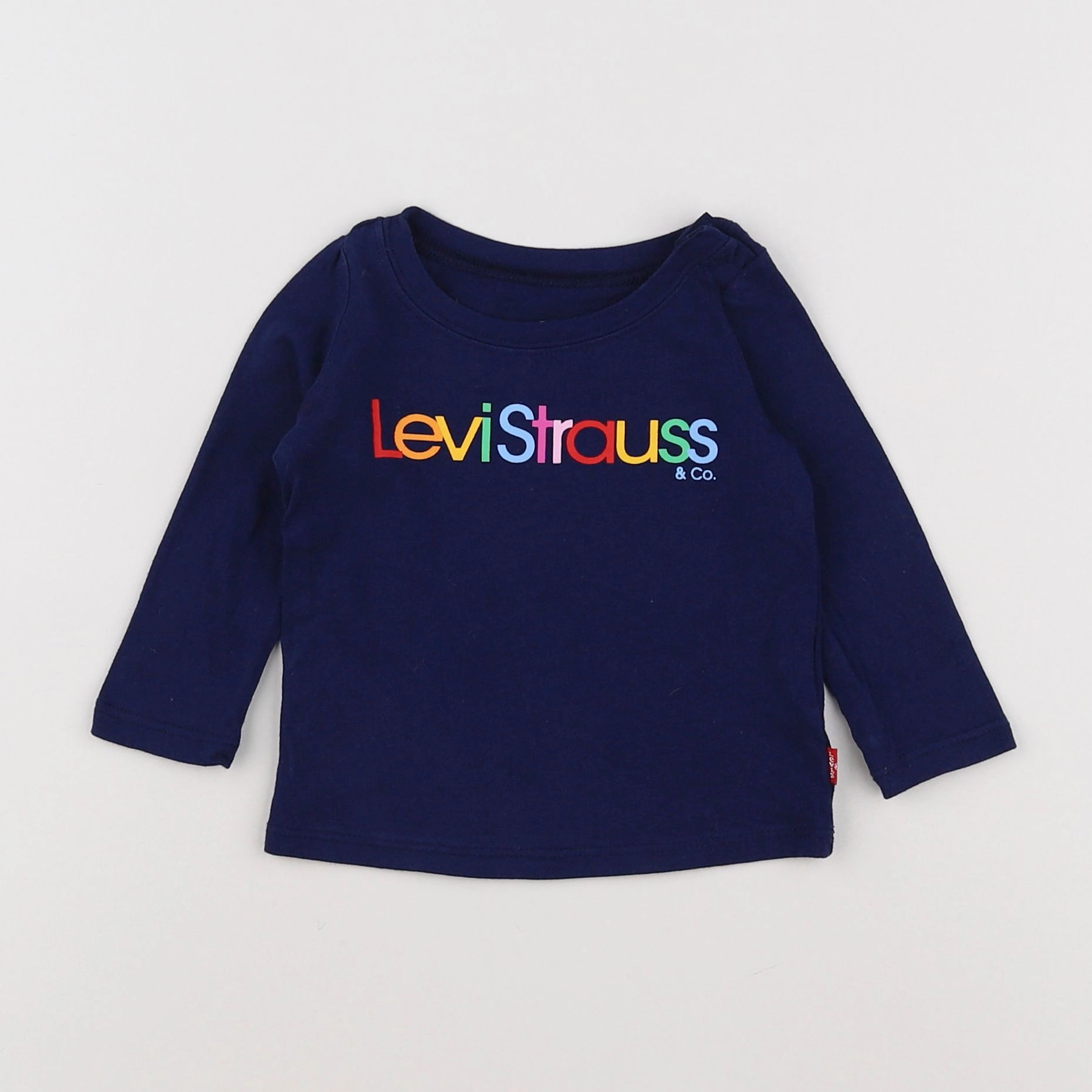 Levi's - tee-shirt bleu - 6 mois