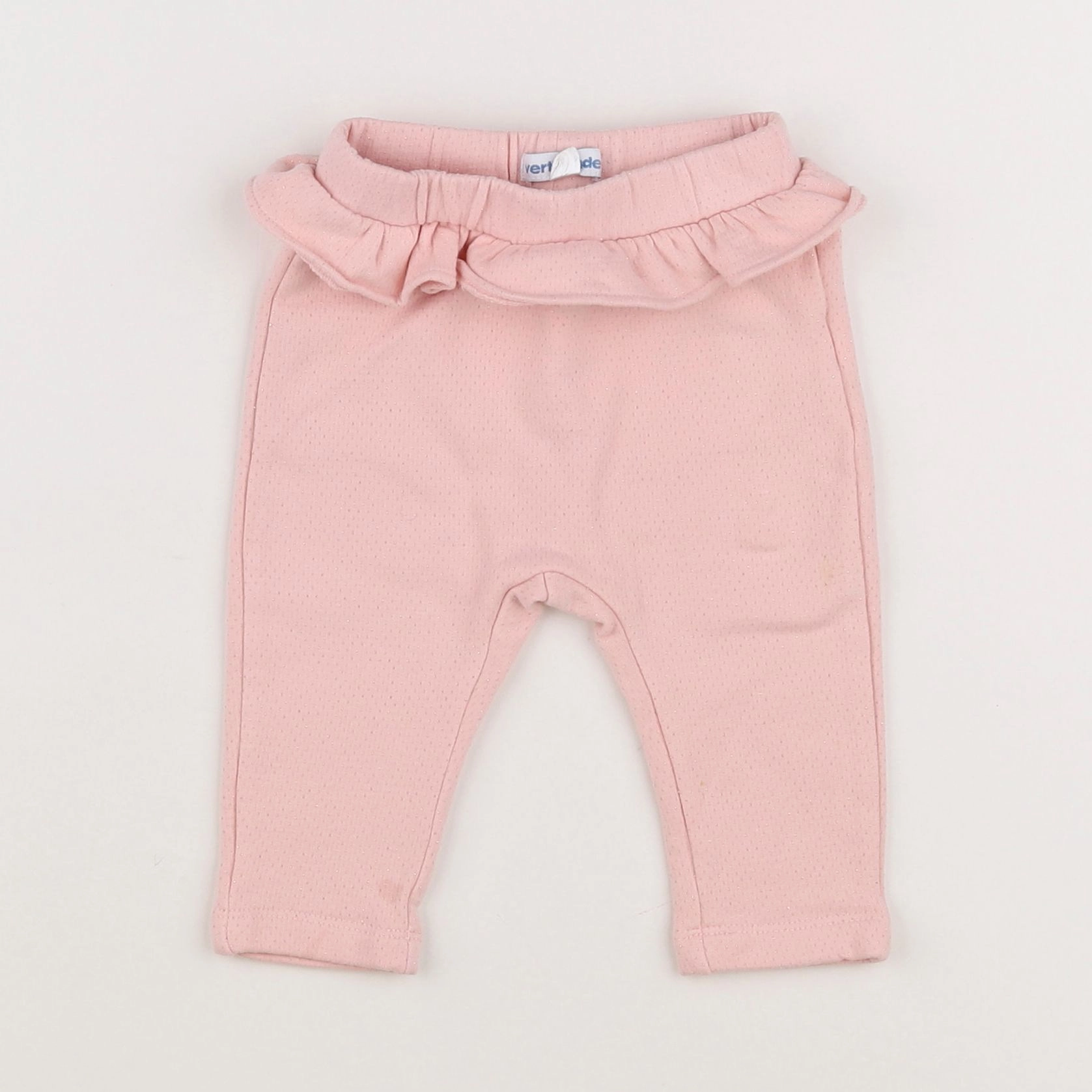 Vertbaudet - jogging rose, or - 6 mois