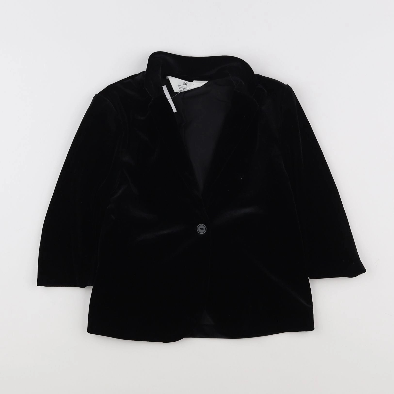 H&M - veste noir (état neuf) - 2/3 ans