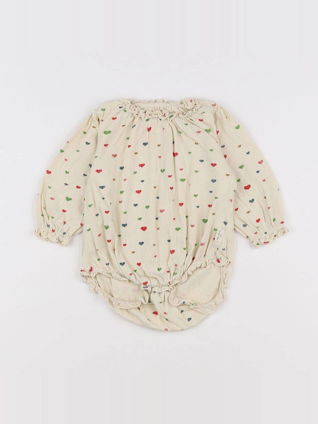 Konges slojd - combinaison beige - 3 mois