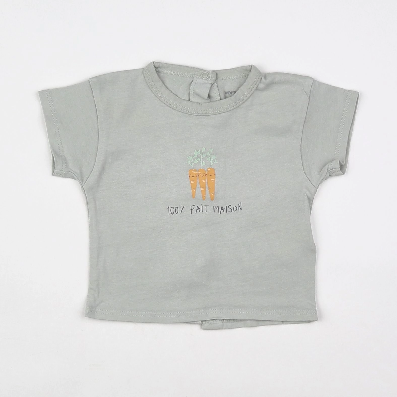 Vertbaudet - tee-shirt vert - 3 mois