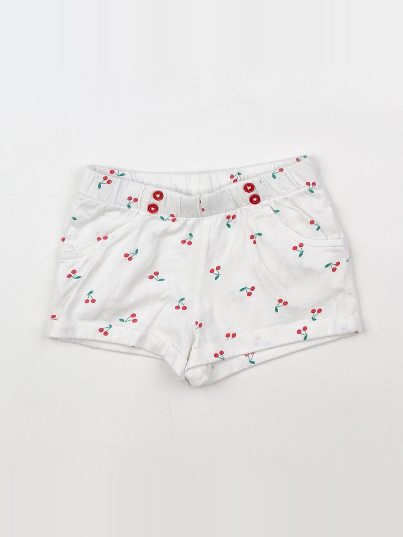 Boutchou - short blanc - 12 mois