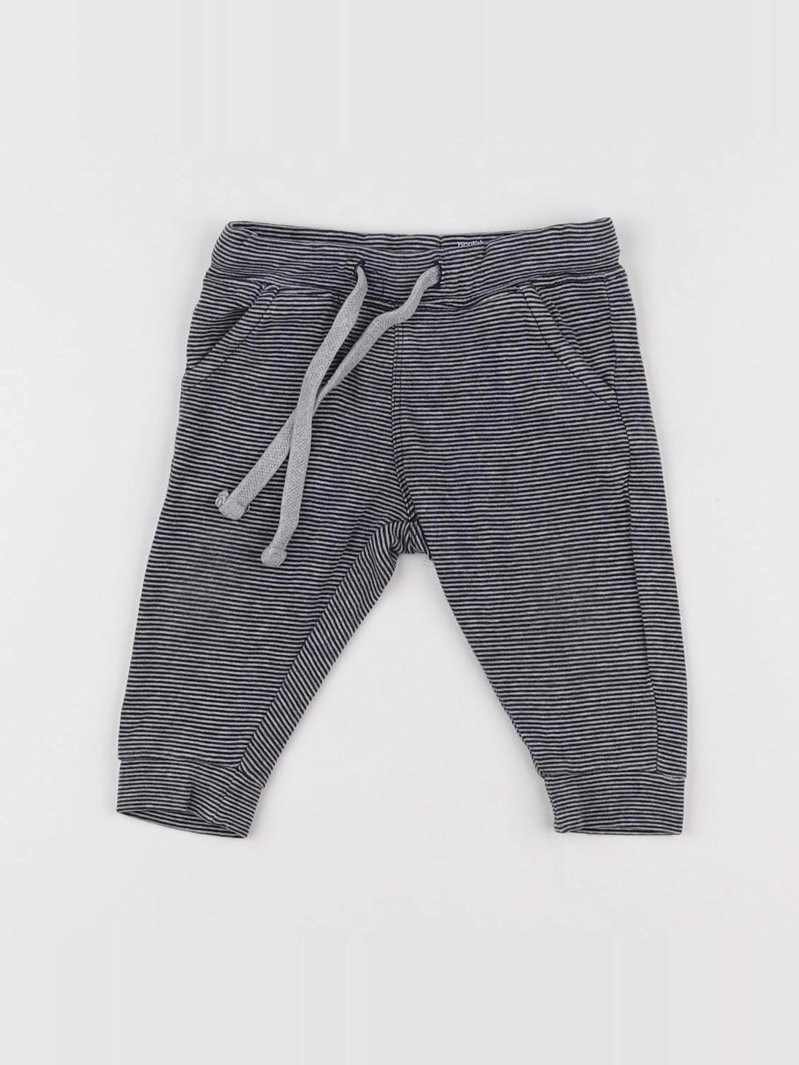 Boutchou - jogging bleu, gris - 6 mois
