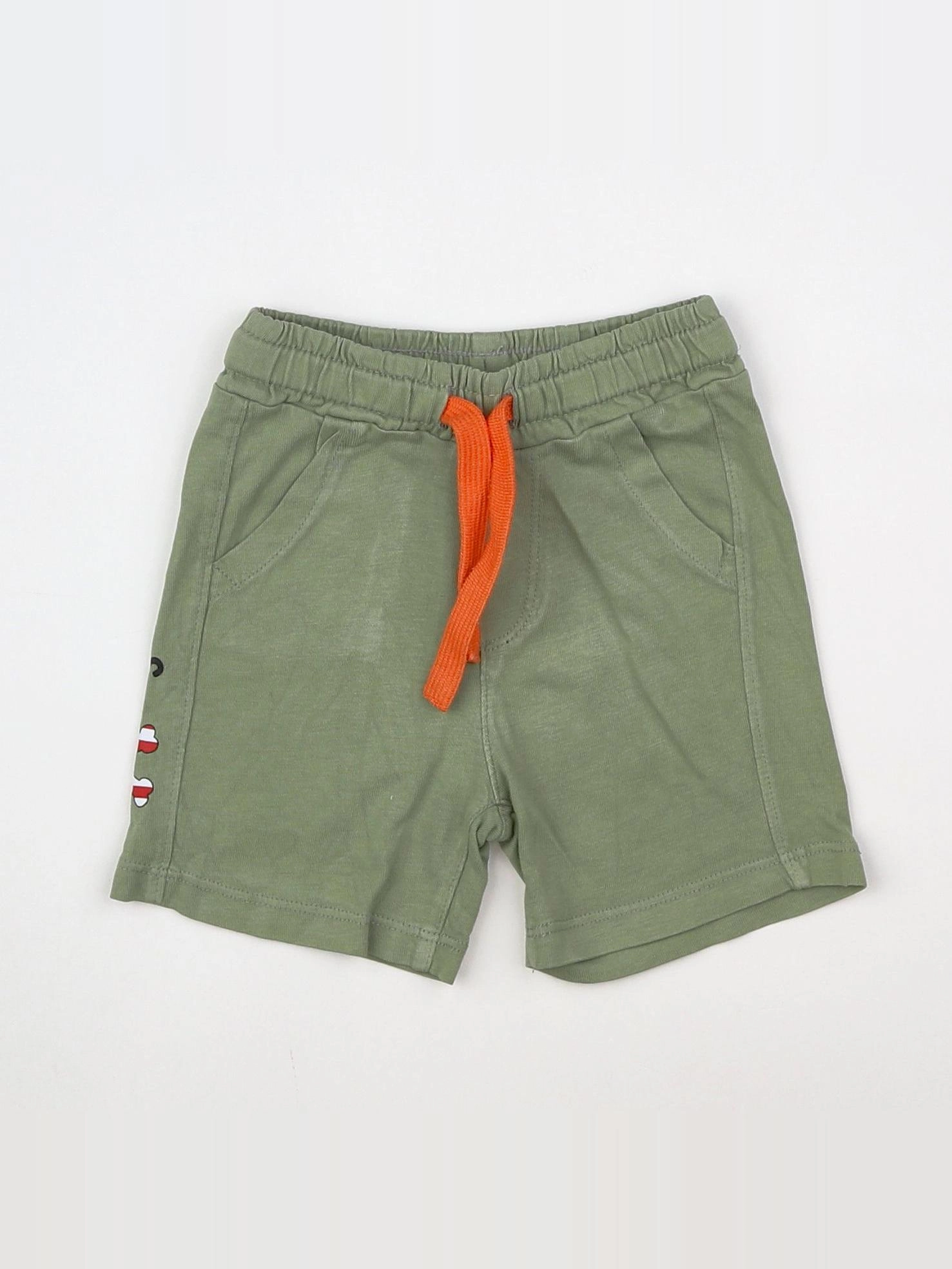 Benetton - short vert - 6/9 mois