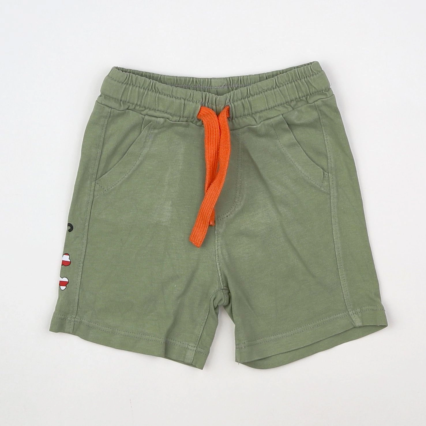 Benetton - short vert - 6/9 mois