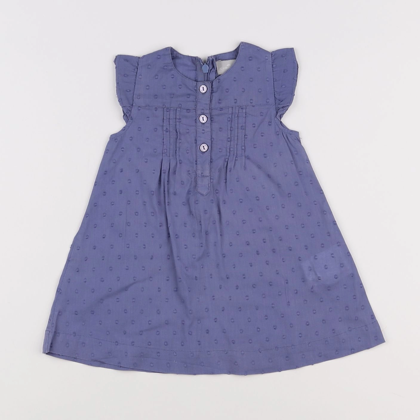 Cyrillus - robe bleu - 9 mois