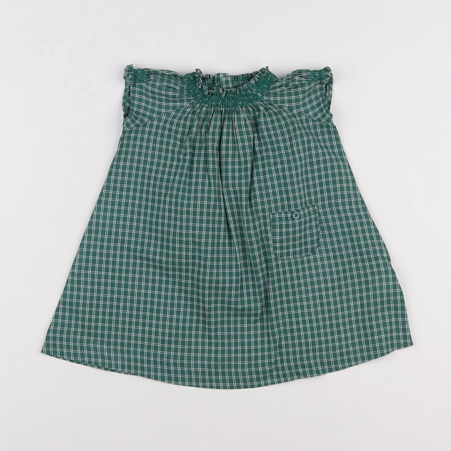 Boutchou - robe vert - 9 mois