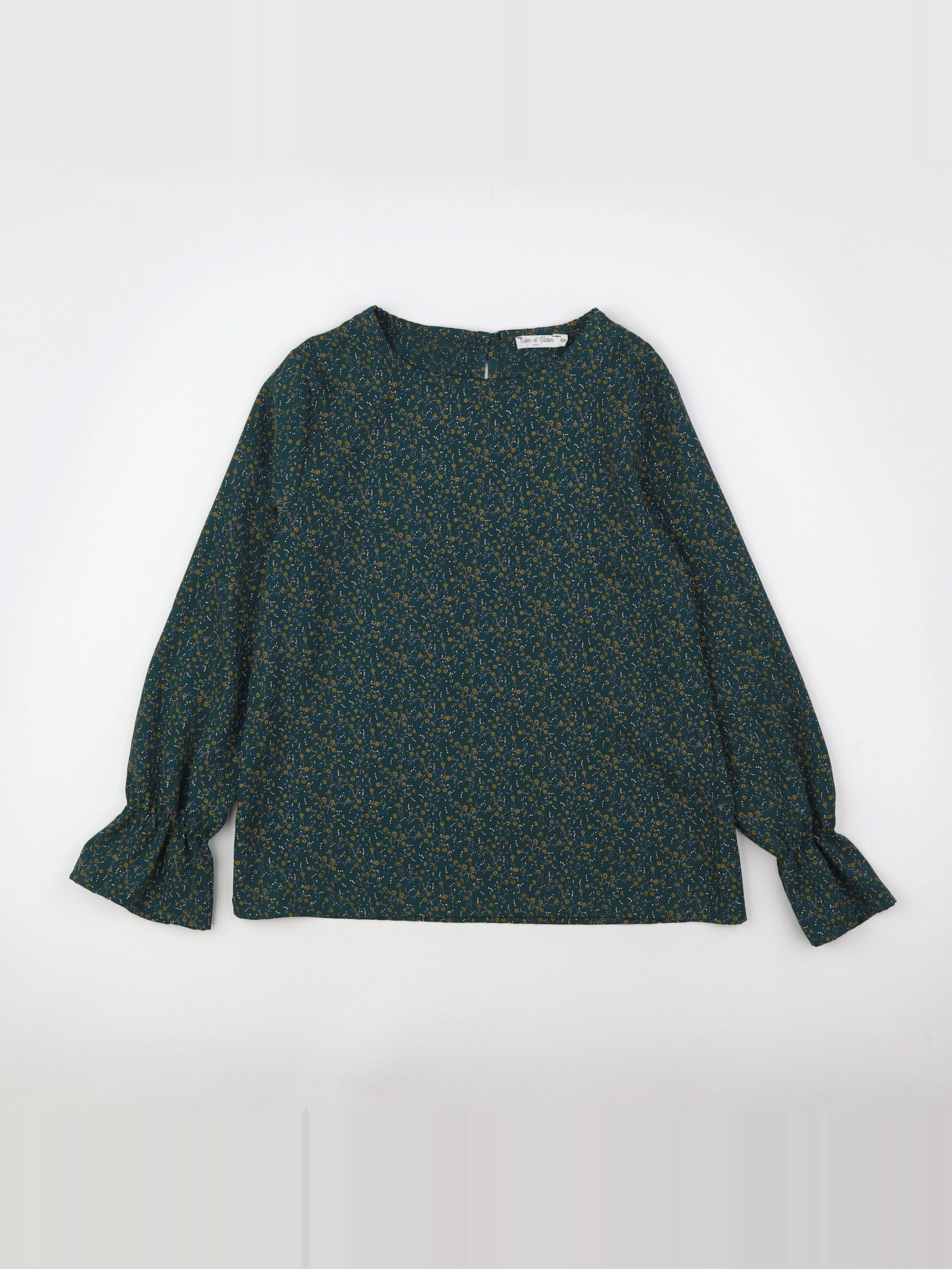 Eden & Victor - blouse vert - 10 ans
