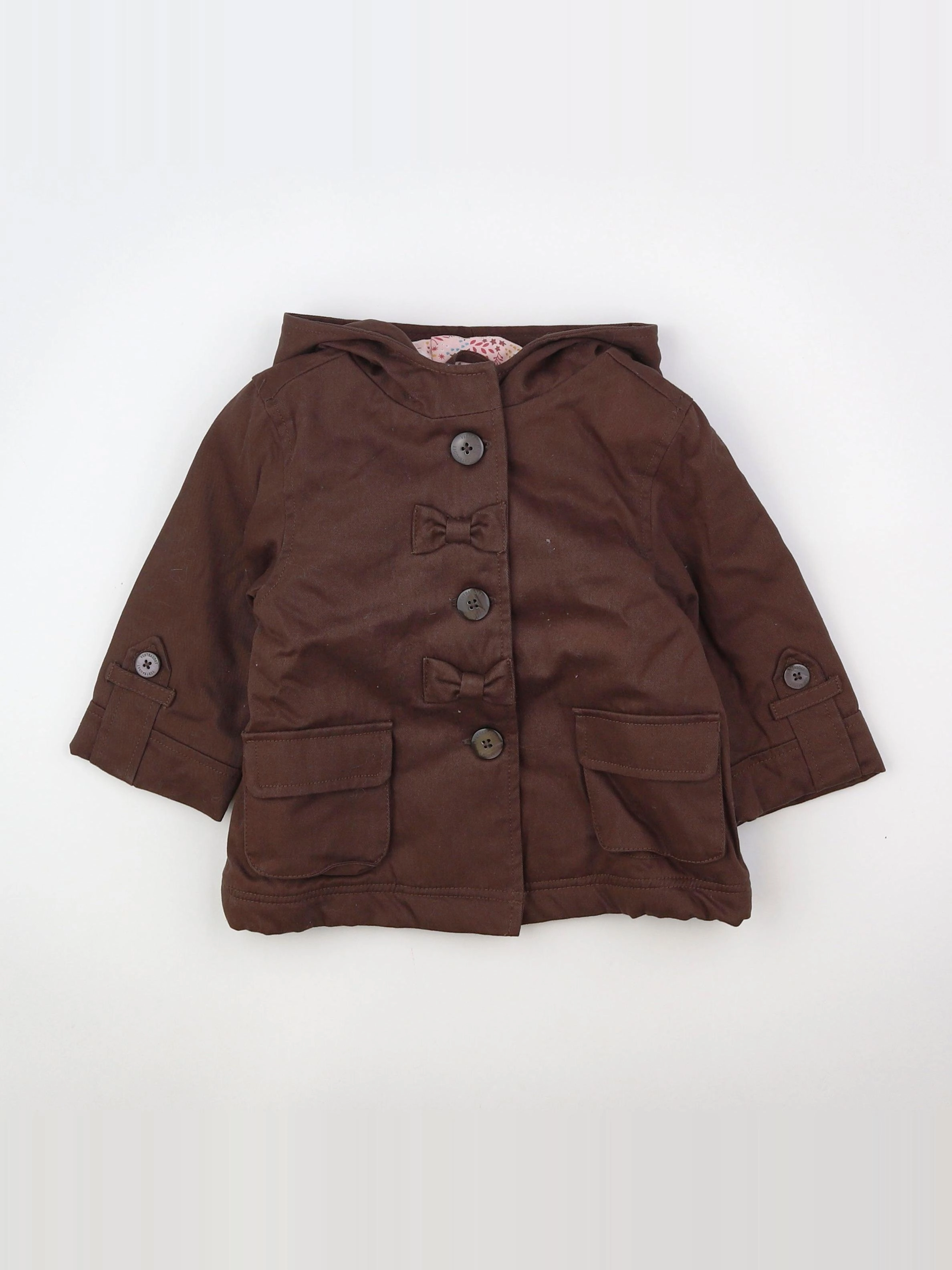 Vertbaudet - veste marron - 18 mois
