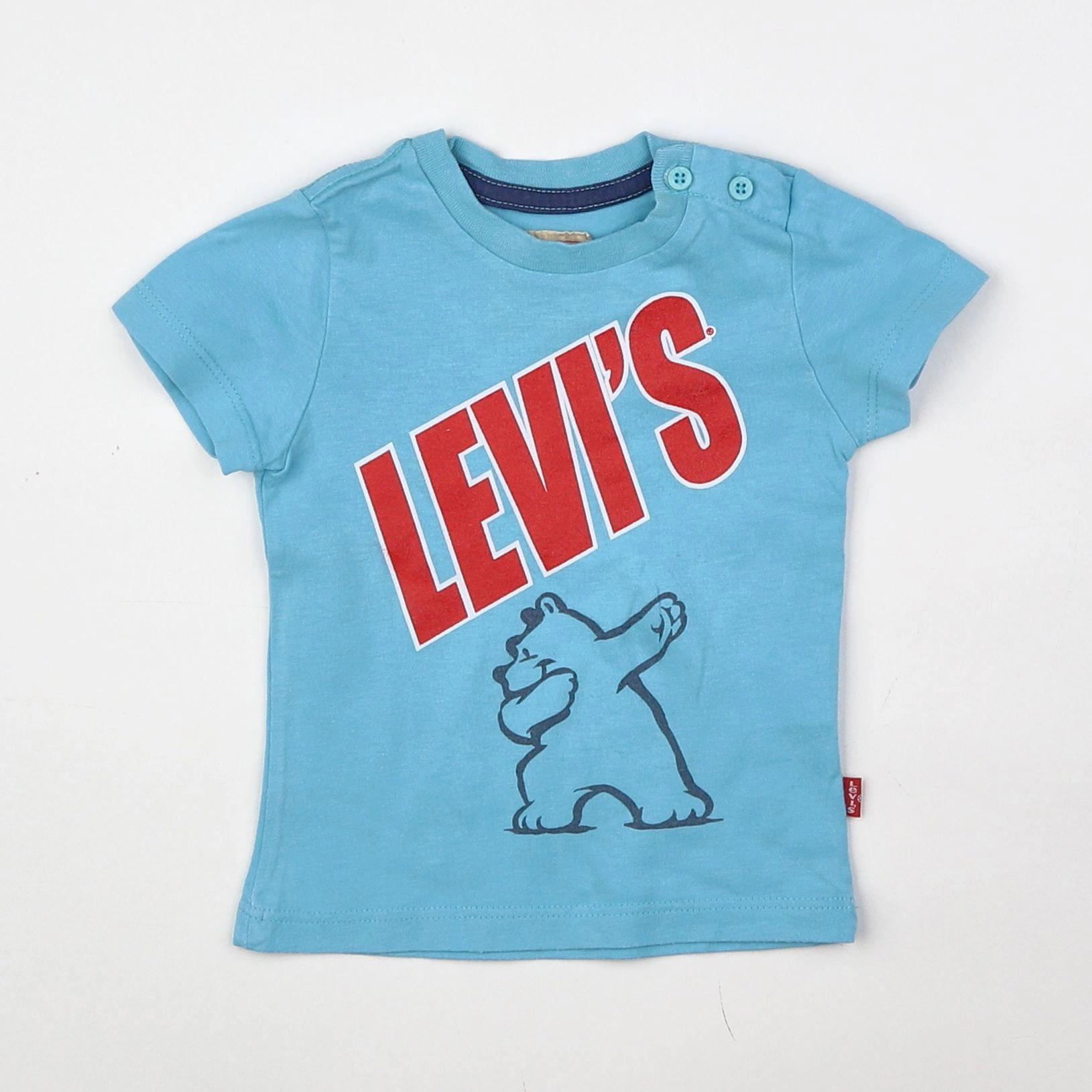 Levi's - tee-shirt bleu - 6 mois