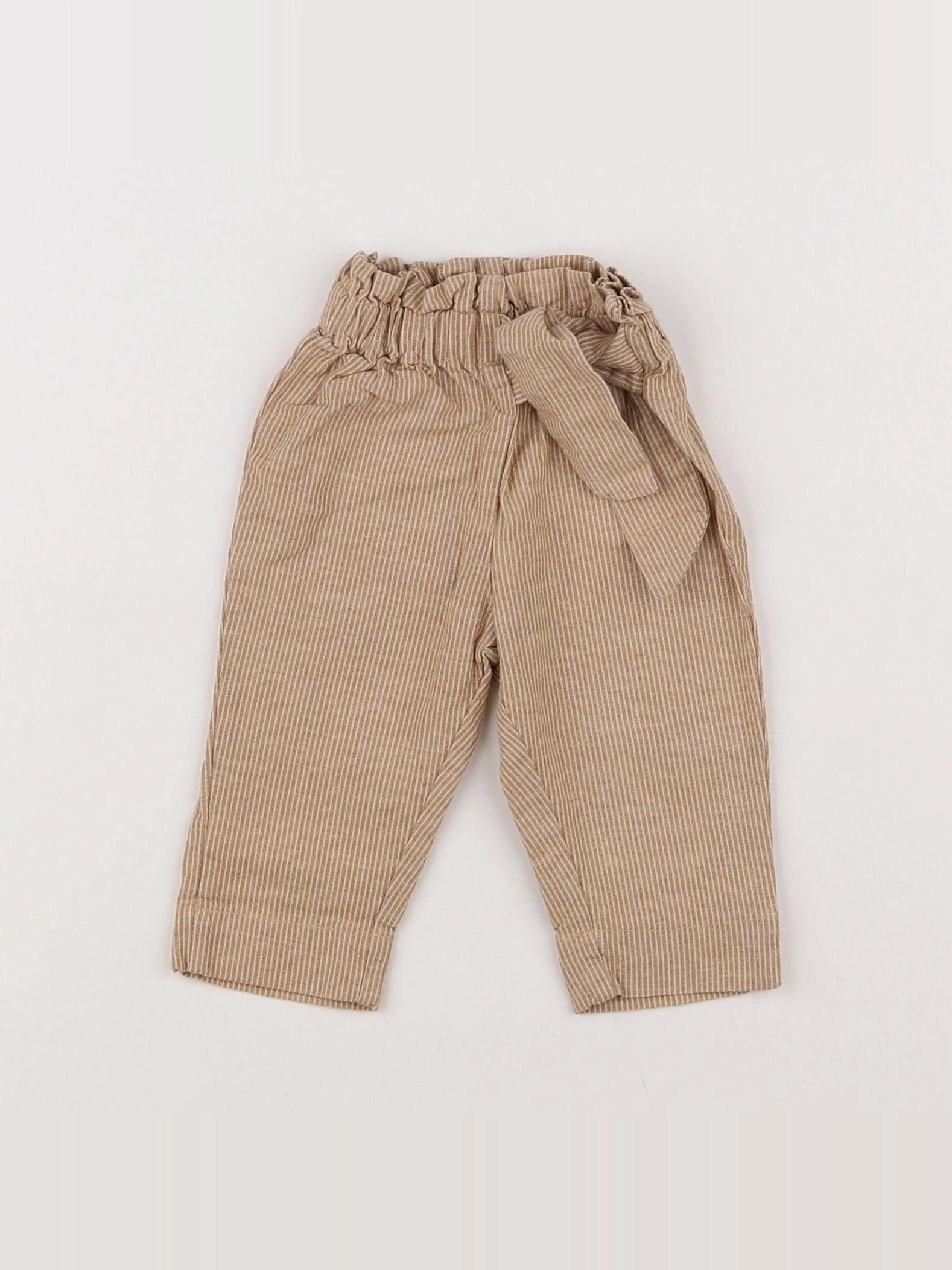 Vertbaudet - pantalon marron - 3 mois