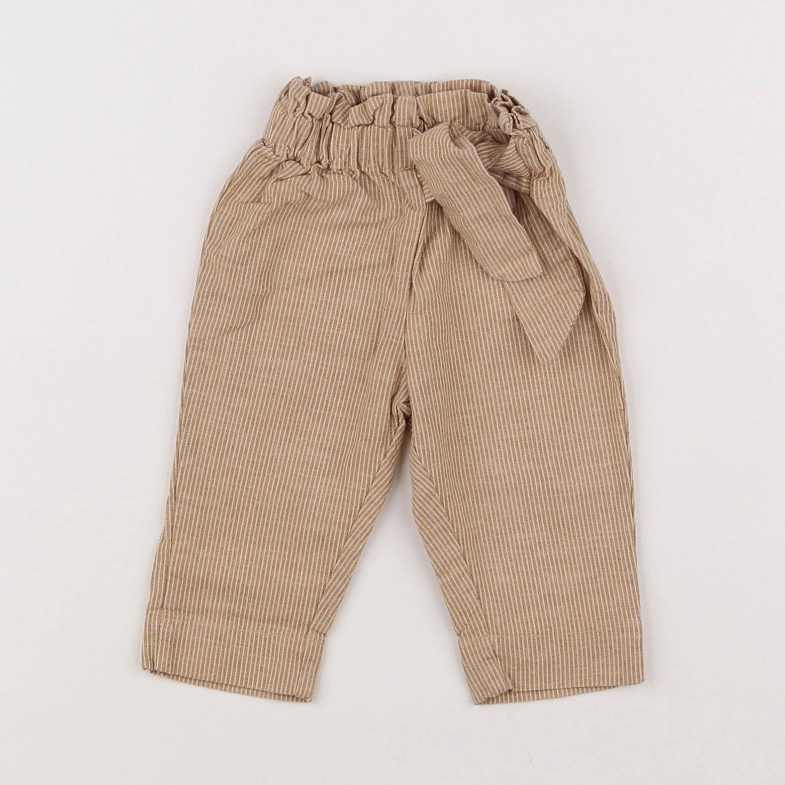 Vertbaudet - pantalon marron - 3 mois