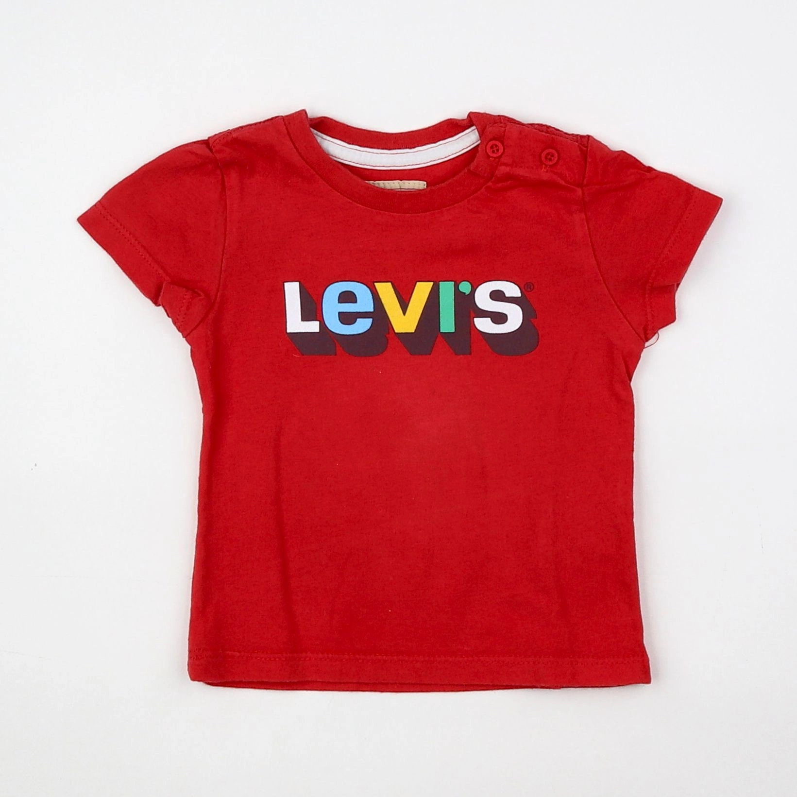 Levi's - tee-shirt rouge - 12 mois