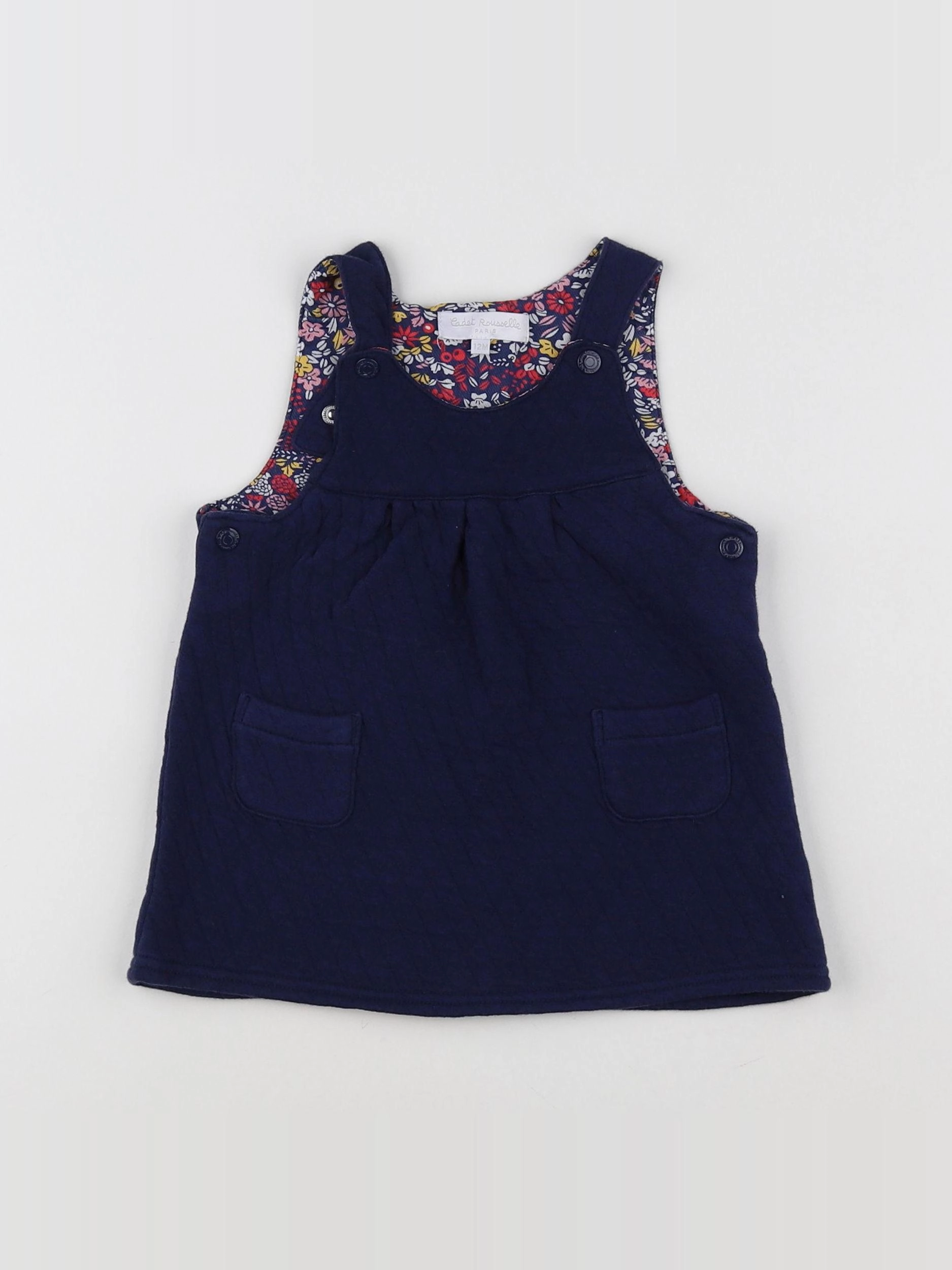 Cadet Rousselle - robe bleu - 12 mois