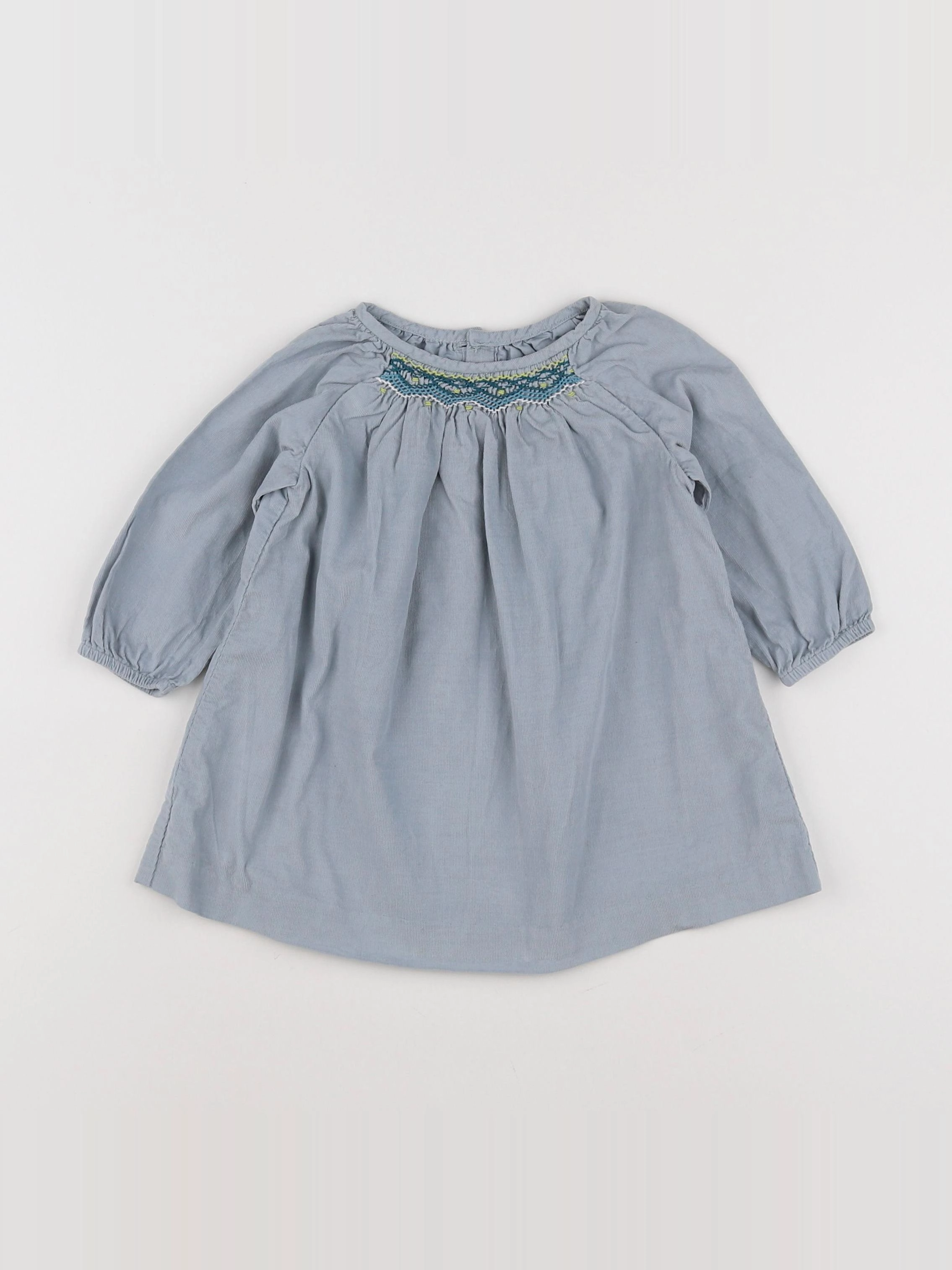 Jacadi - robe bleu - 12 mois
