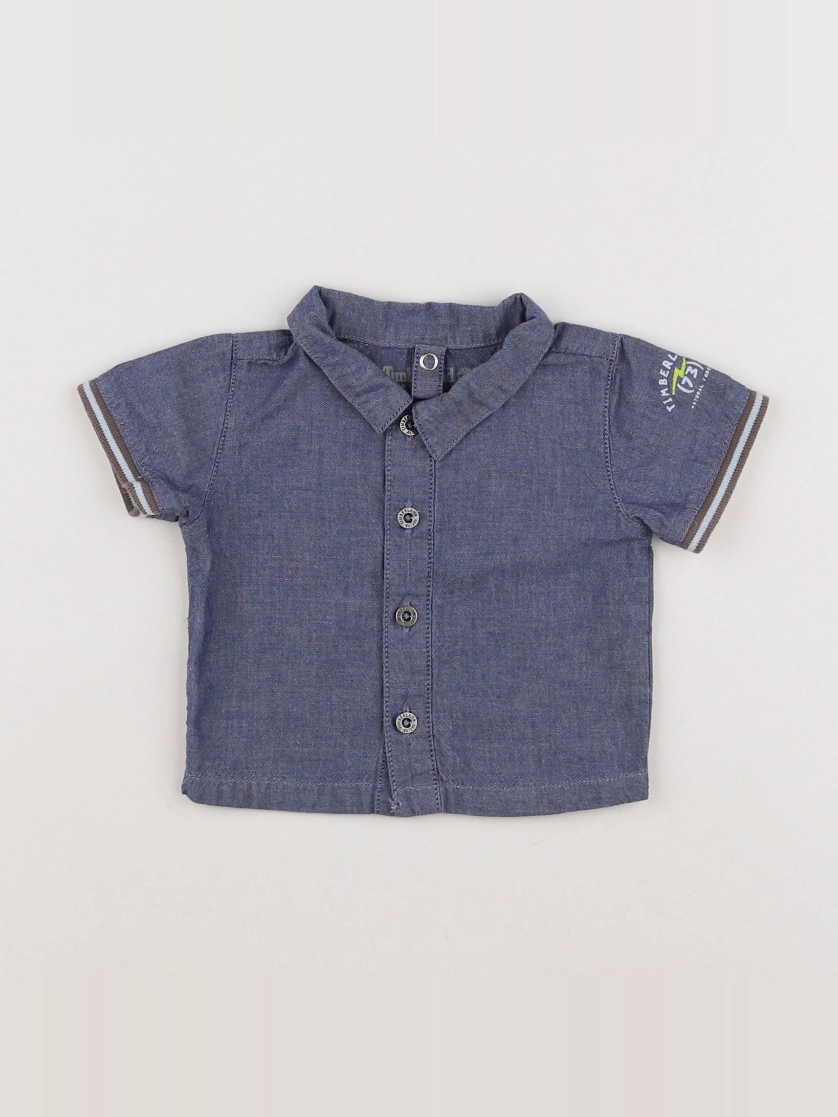 Timberland - chemise bleu - 3 mois