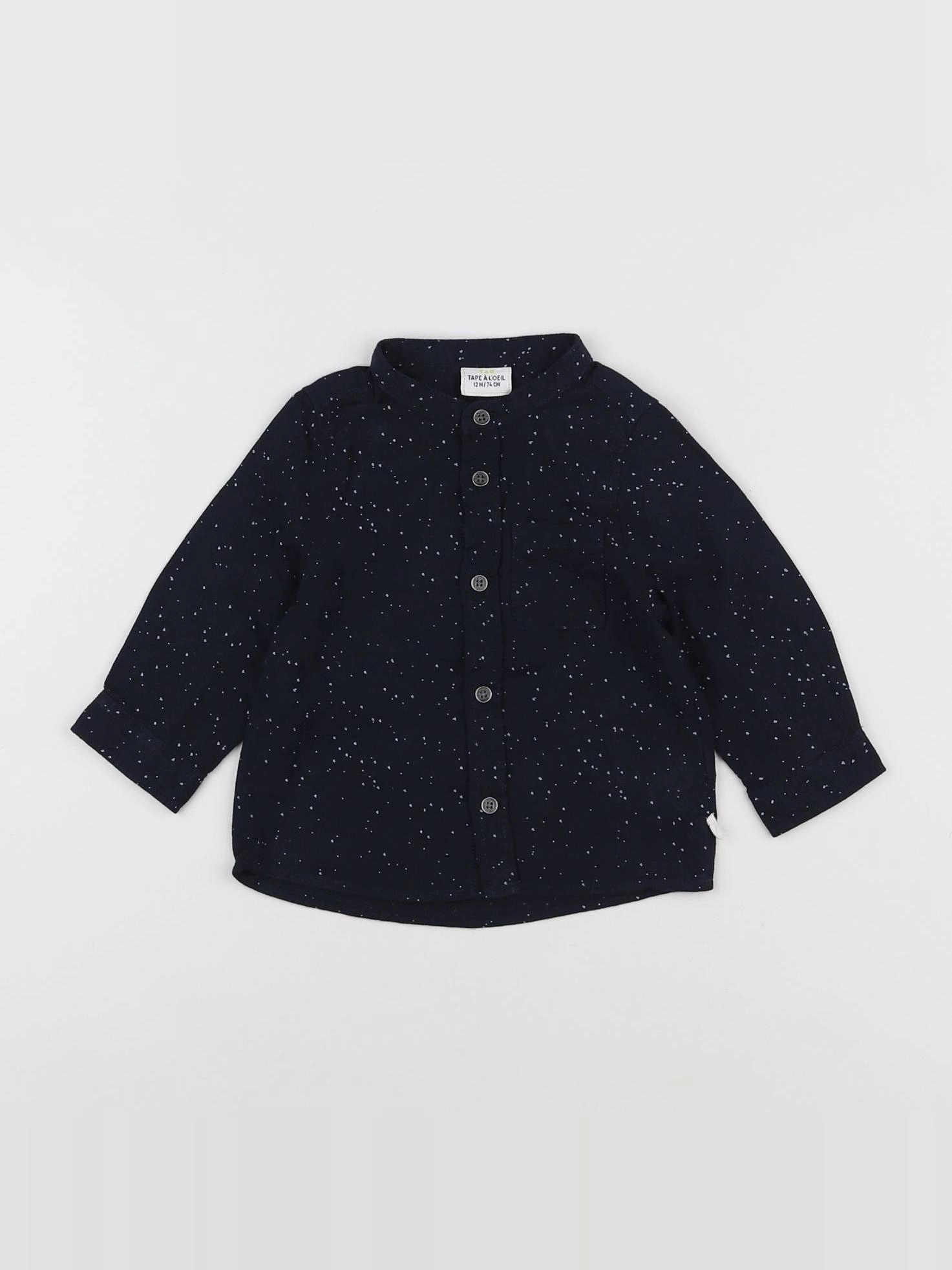 Tape à l'oeil - chemise bleu - 12 mois