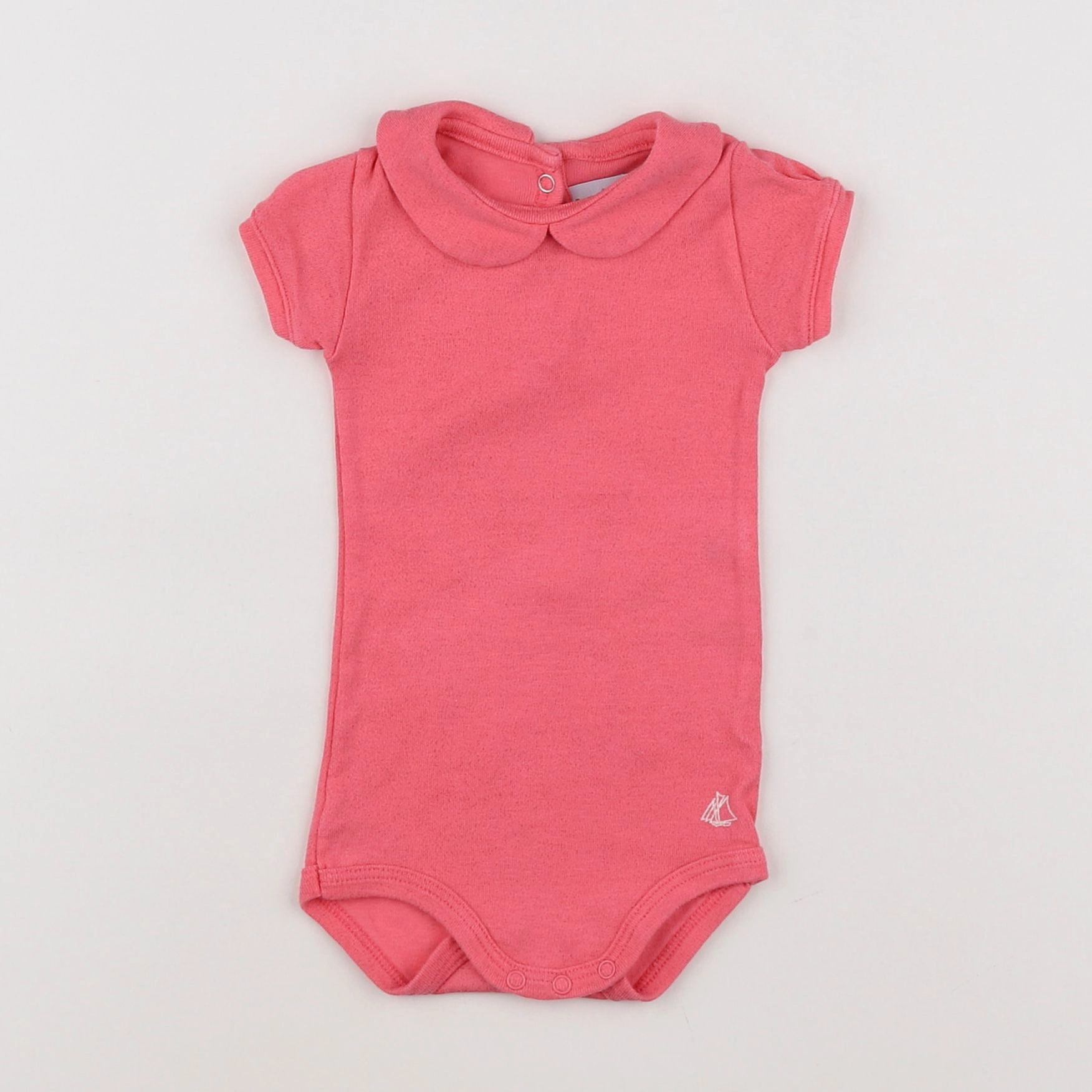 Petit Bateau - body rose - 6 mois