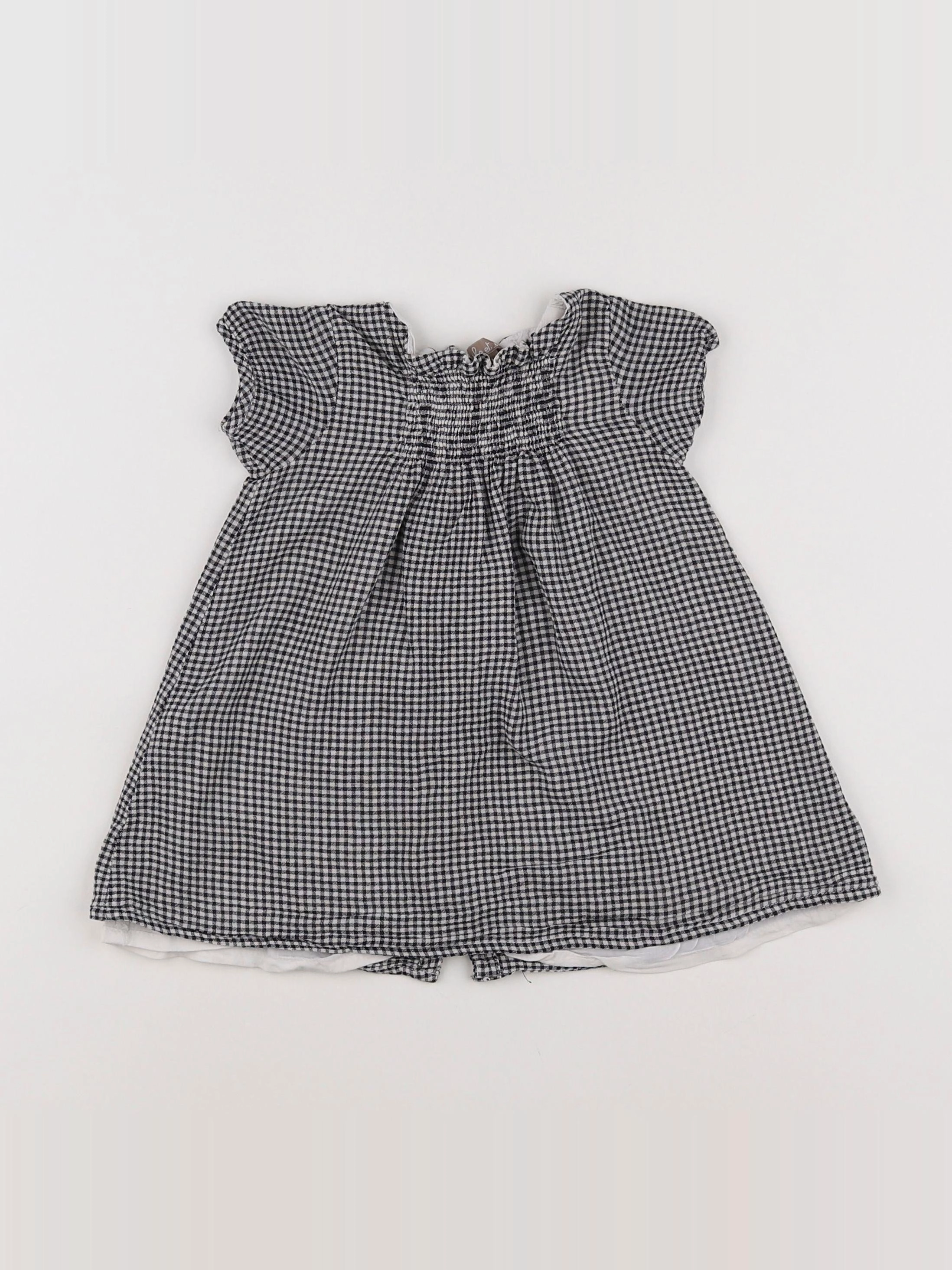 Emile et Ida - robe noir - 18 mois