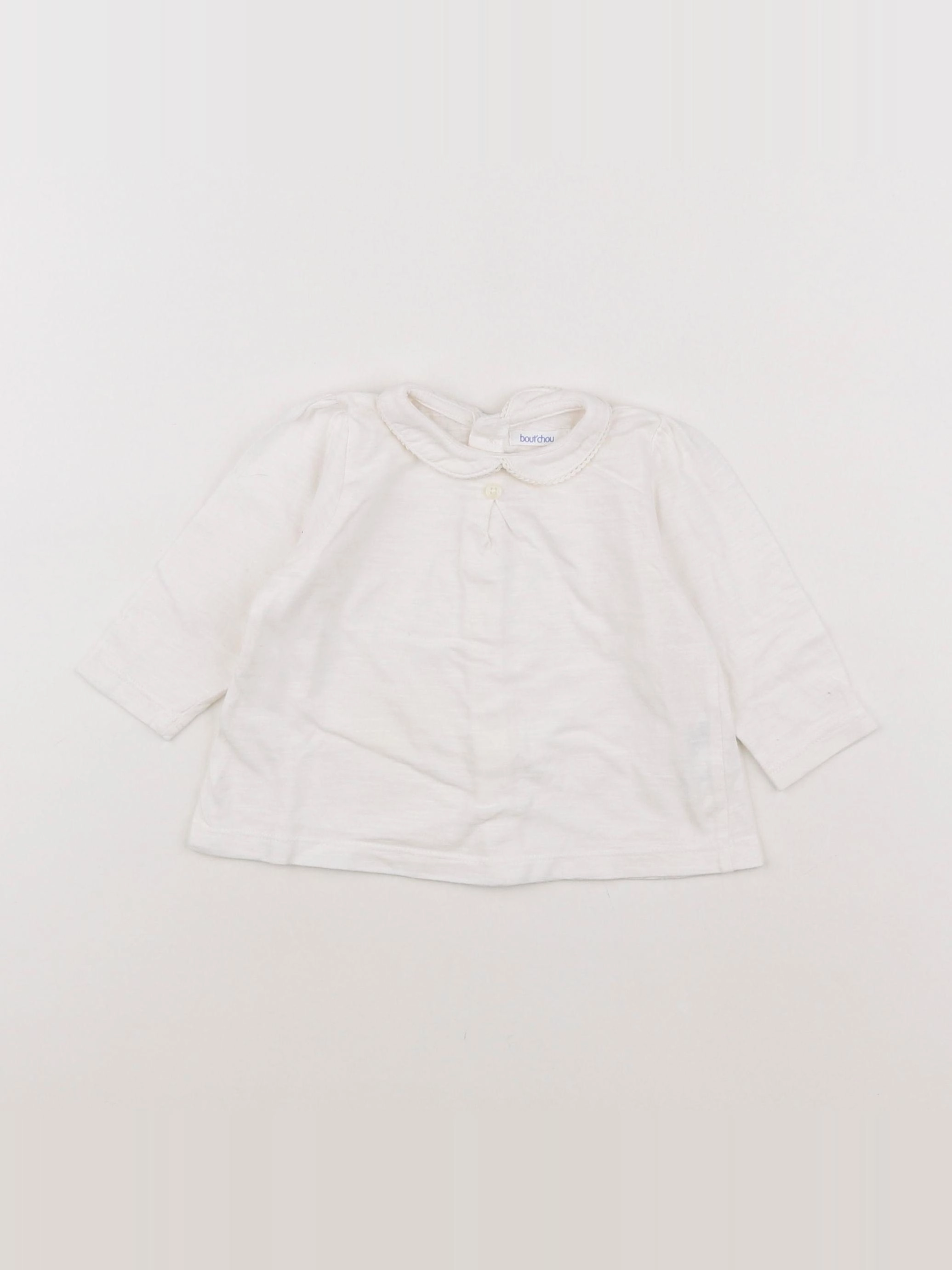 Boutchou - tee-shirt blanc - 6 mois