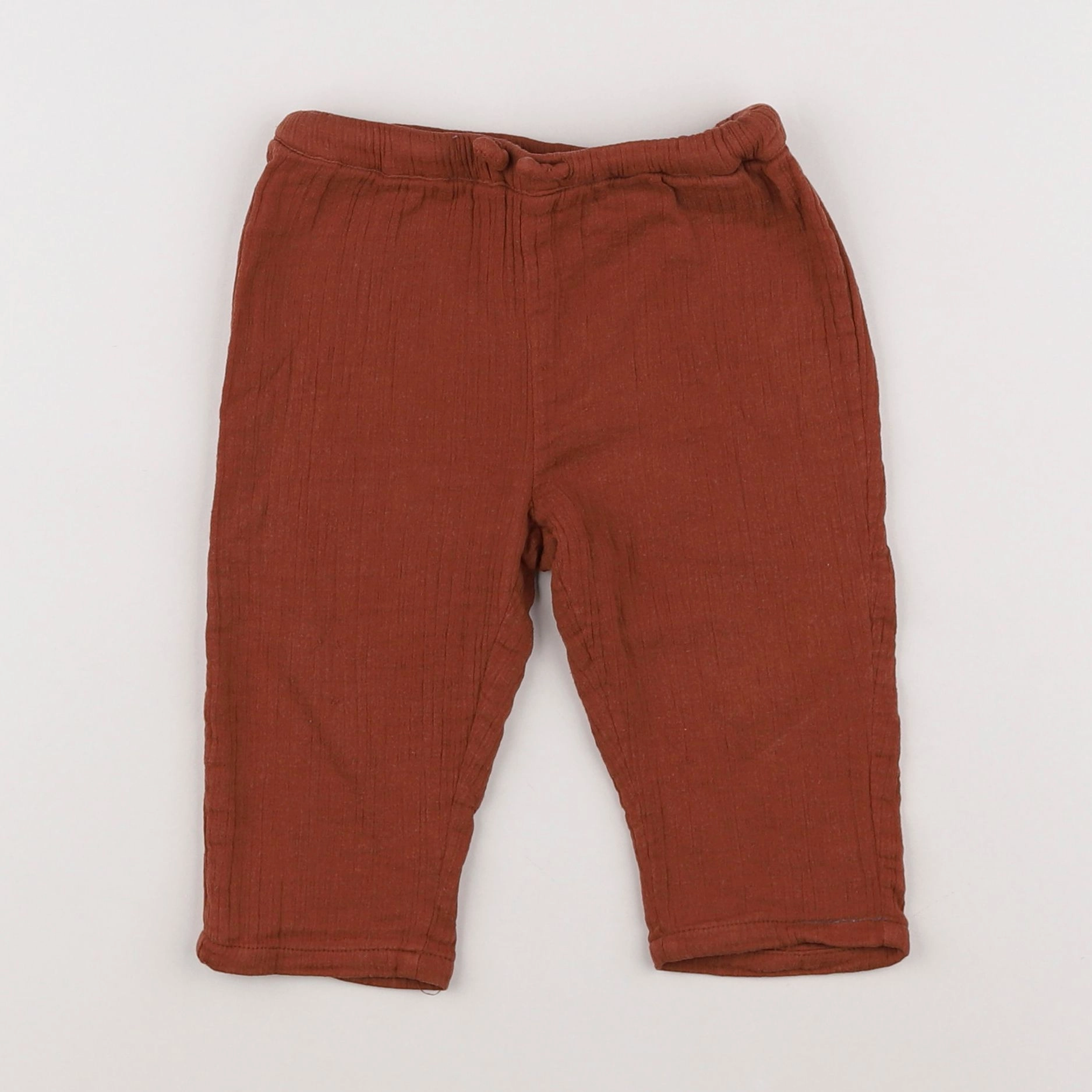 Natalys - pantalon marron - 12 mois