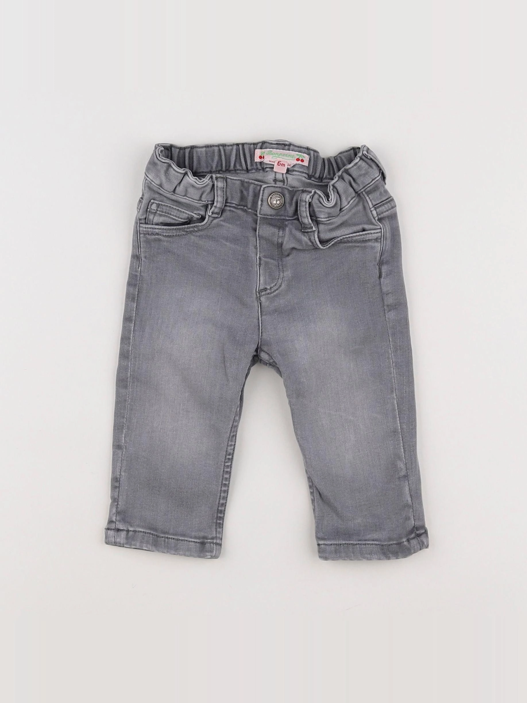 Bonpoint - jean gris - 6 mois