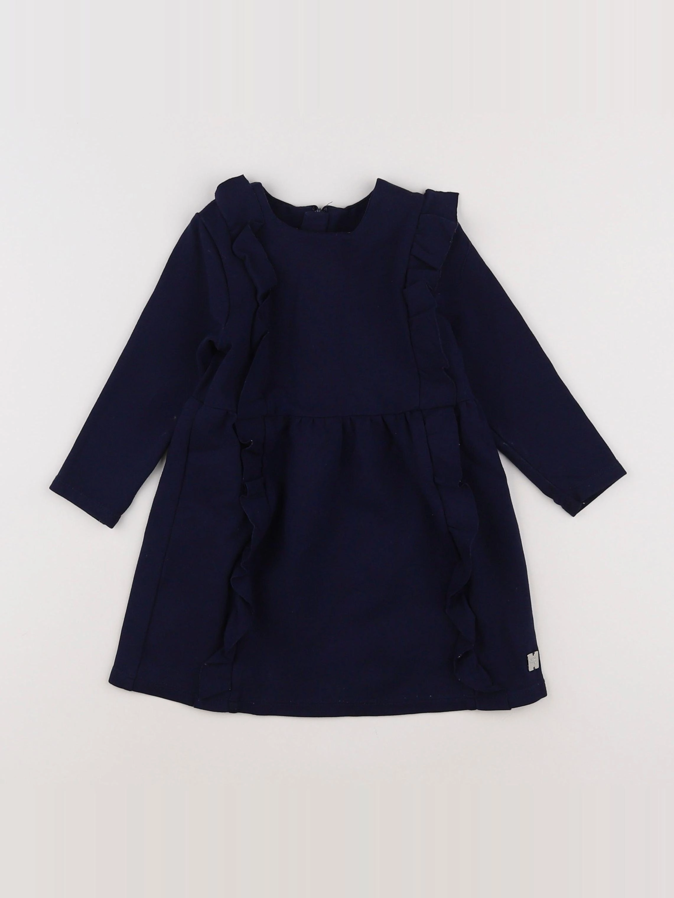 Carrément Beau - robe bleu - 18 mois