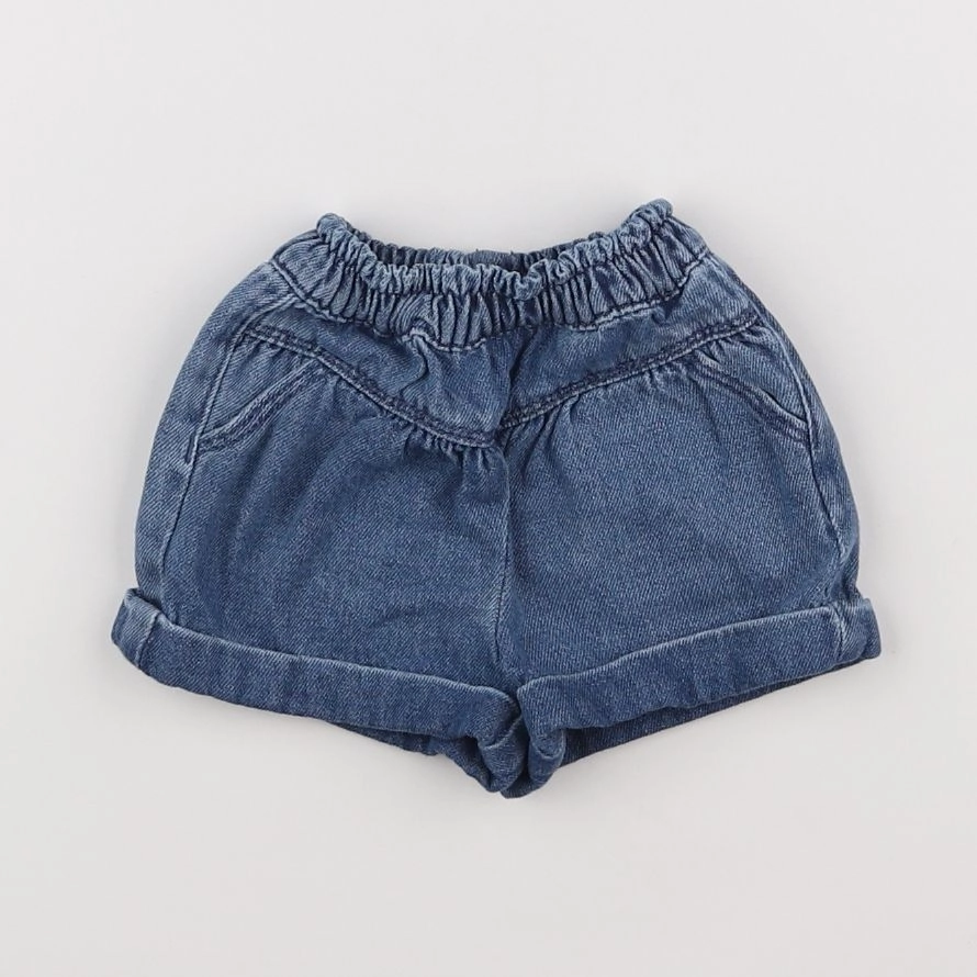 Vertbaudet - short bleu - 3 mois