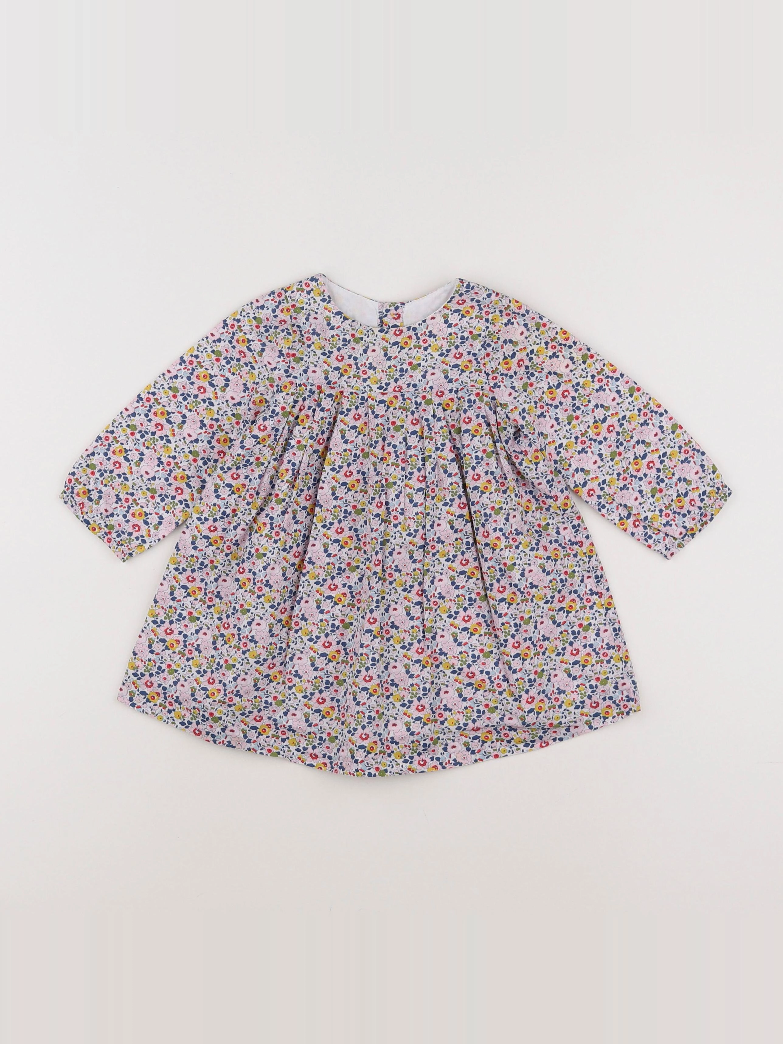 Jacadi - robe liberty multicolore - 12 mois